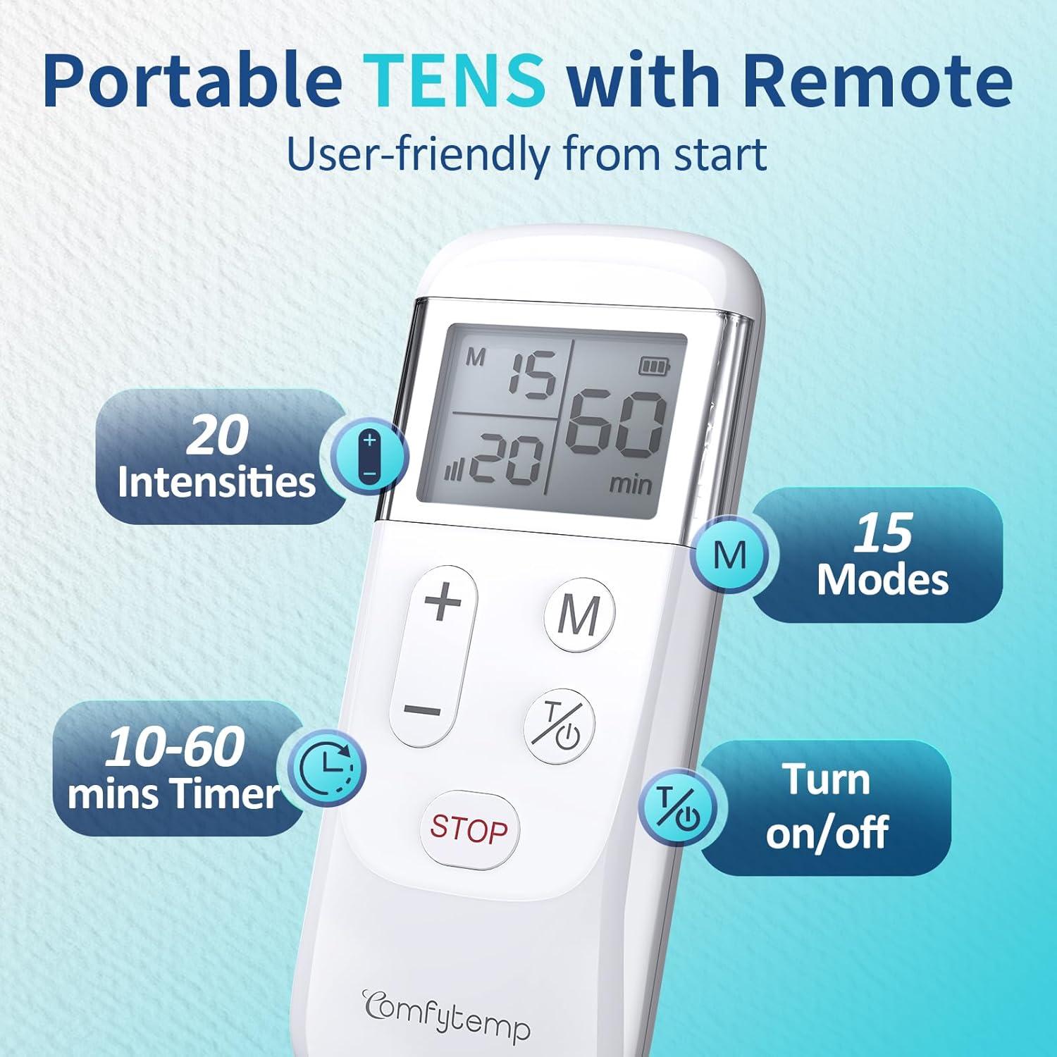 Comfytemp Estimulador Muscular TENS Inalámbrico K6123 15 Modos