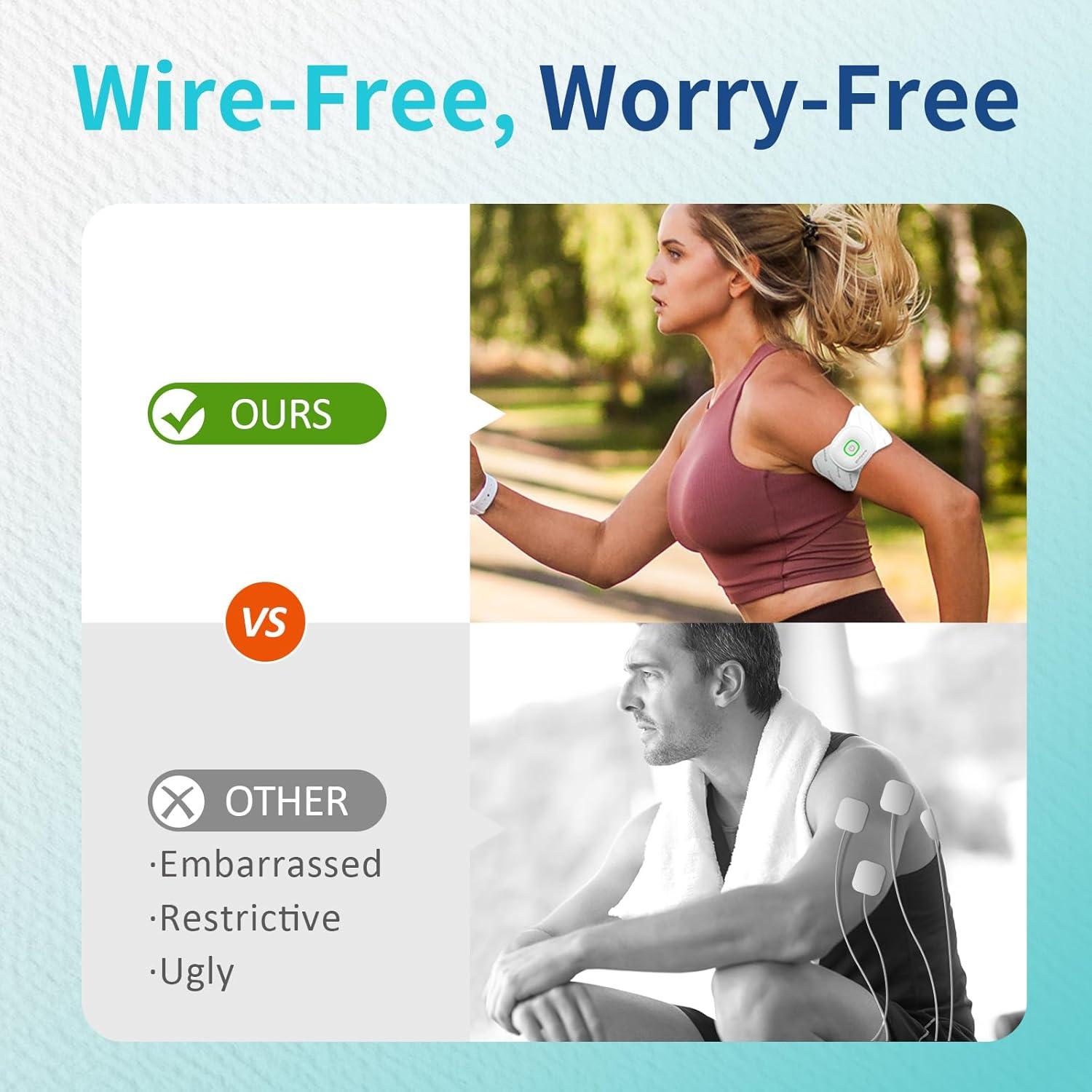 Comfytemp Estimulador Muscular TENS Inalámbrico K6123 15 Modos