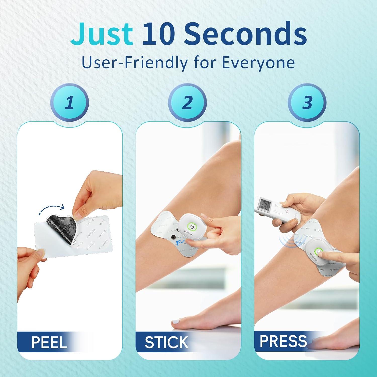 Comfytemp Estimulador Muscular TENS Inalámbrico K6123 15 Modos