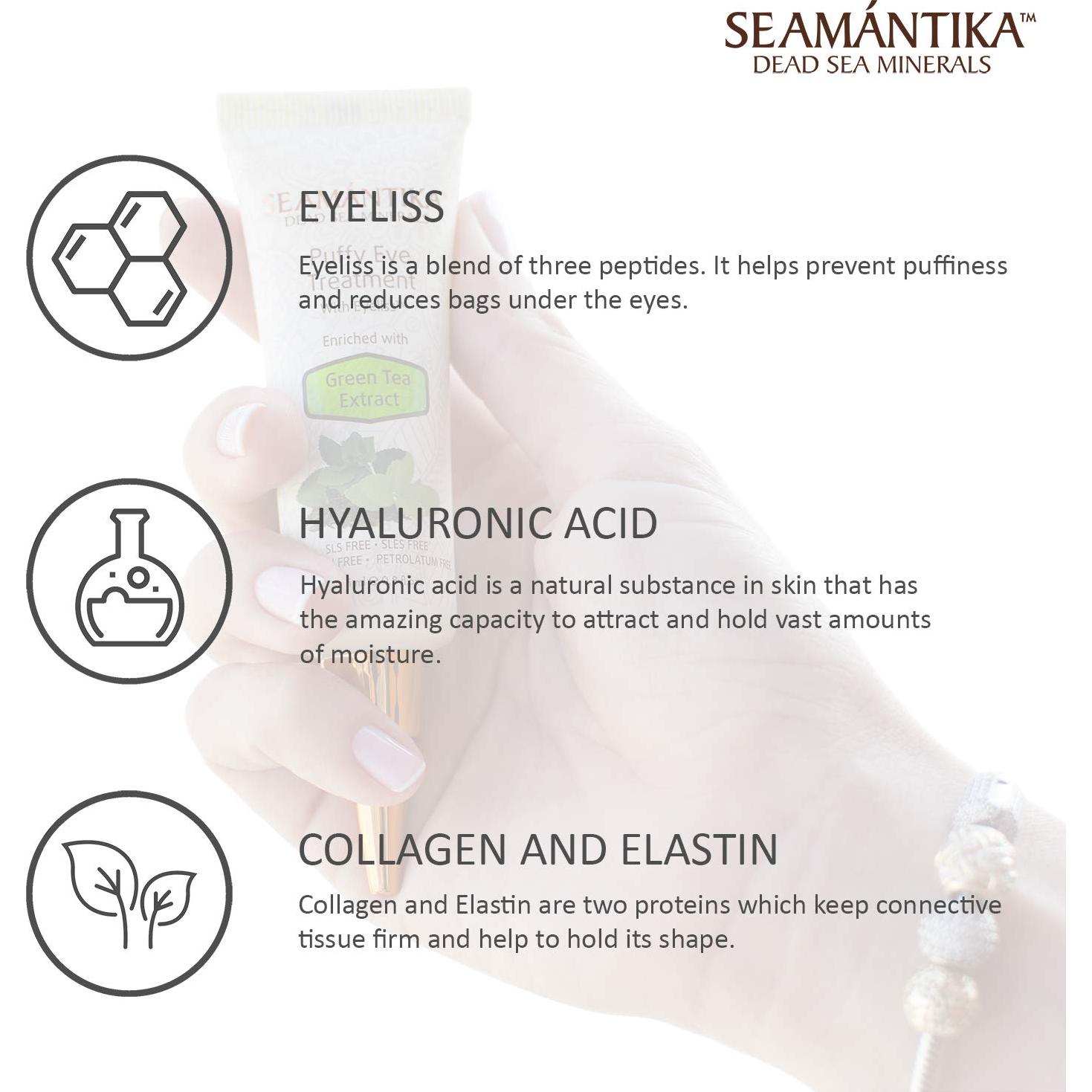 Crema para Ojos SEAMANTIKA 22g Hidratante y Reafirmante