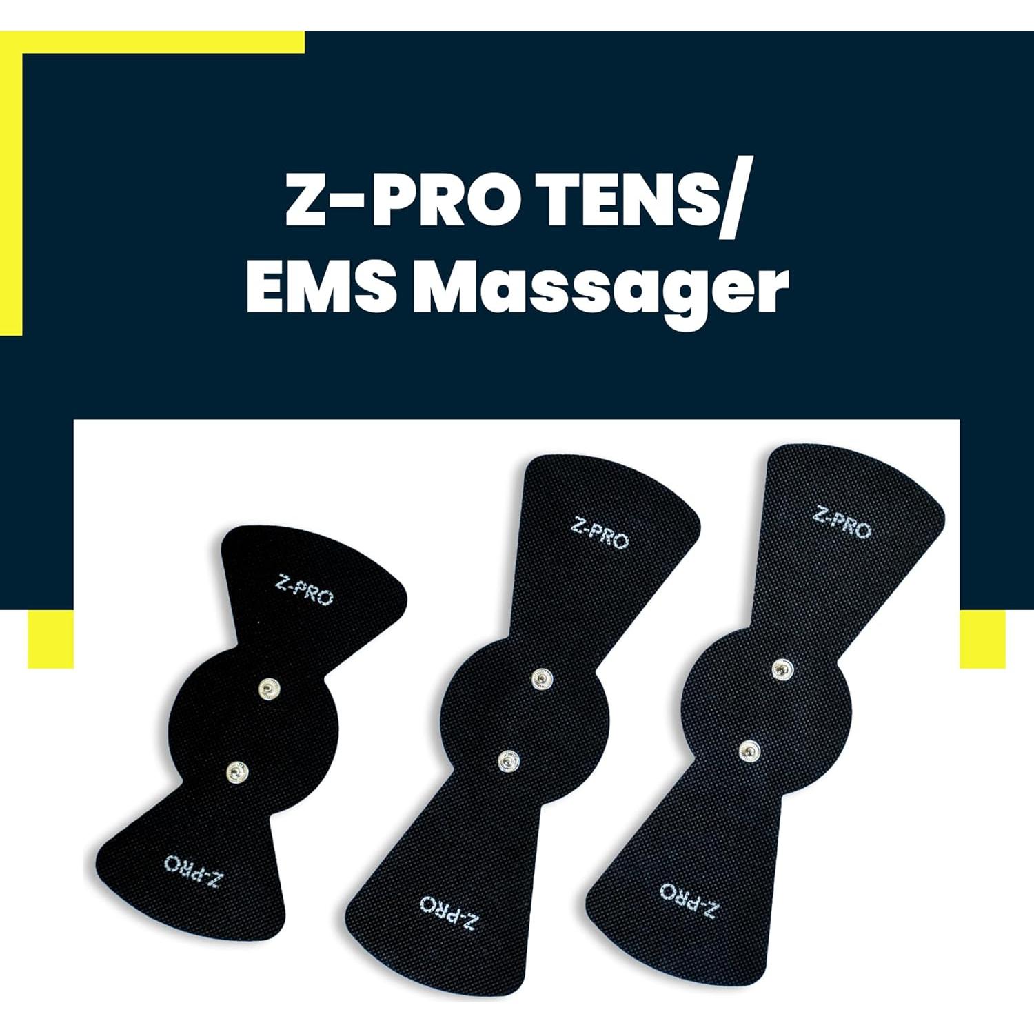 Masajeador TENS y EMS Z-PRO Inalámbrico Bluetooth 27.5x14cm