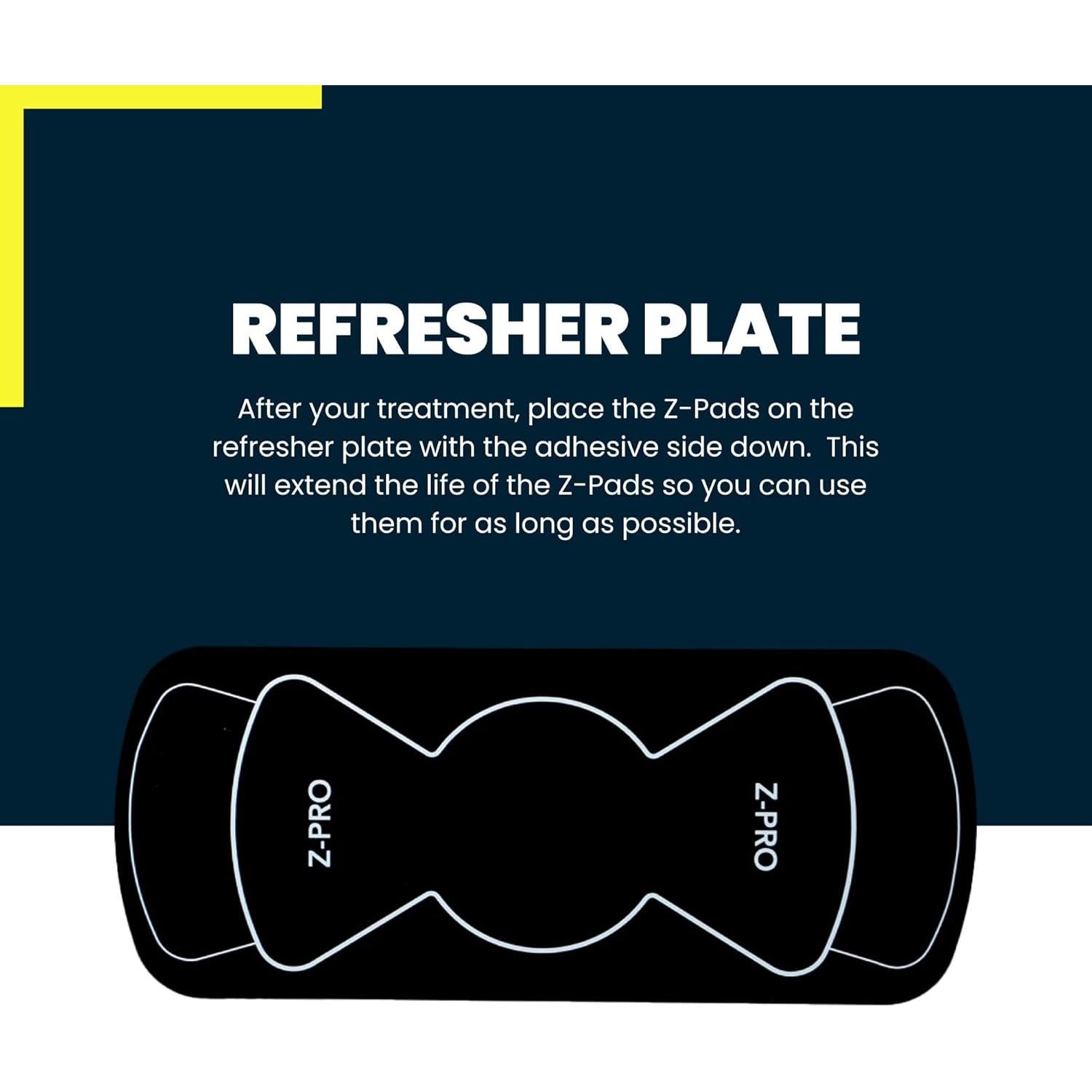 Masajeador TENS y EMS Z-PRO Inalámbrico Bluetooth 27.5x14cm