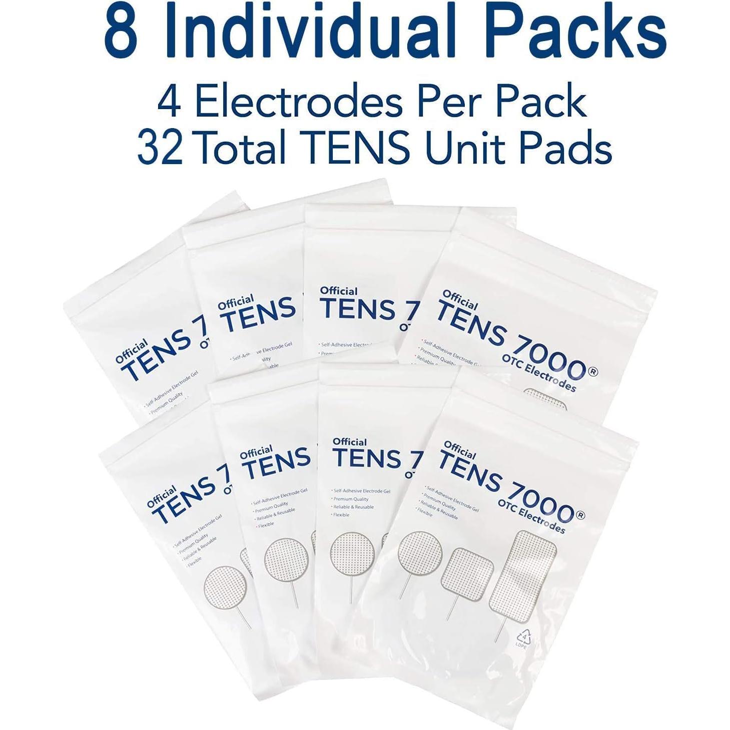 Almohadillas de Reemplazo TENS 7000 - Paquete de 32 Unidades