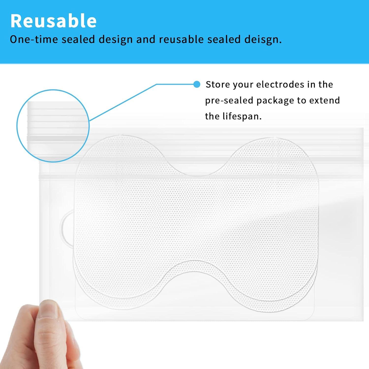 PADS de Reemplazo TENS Melede - 6 Electrodos Mariposa 10x15cm