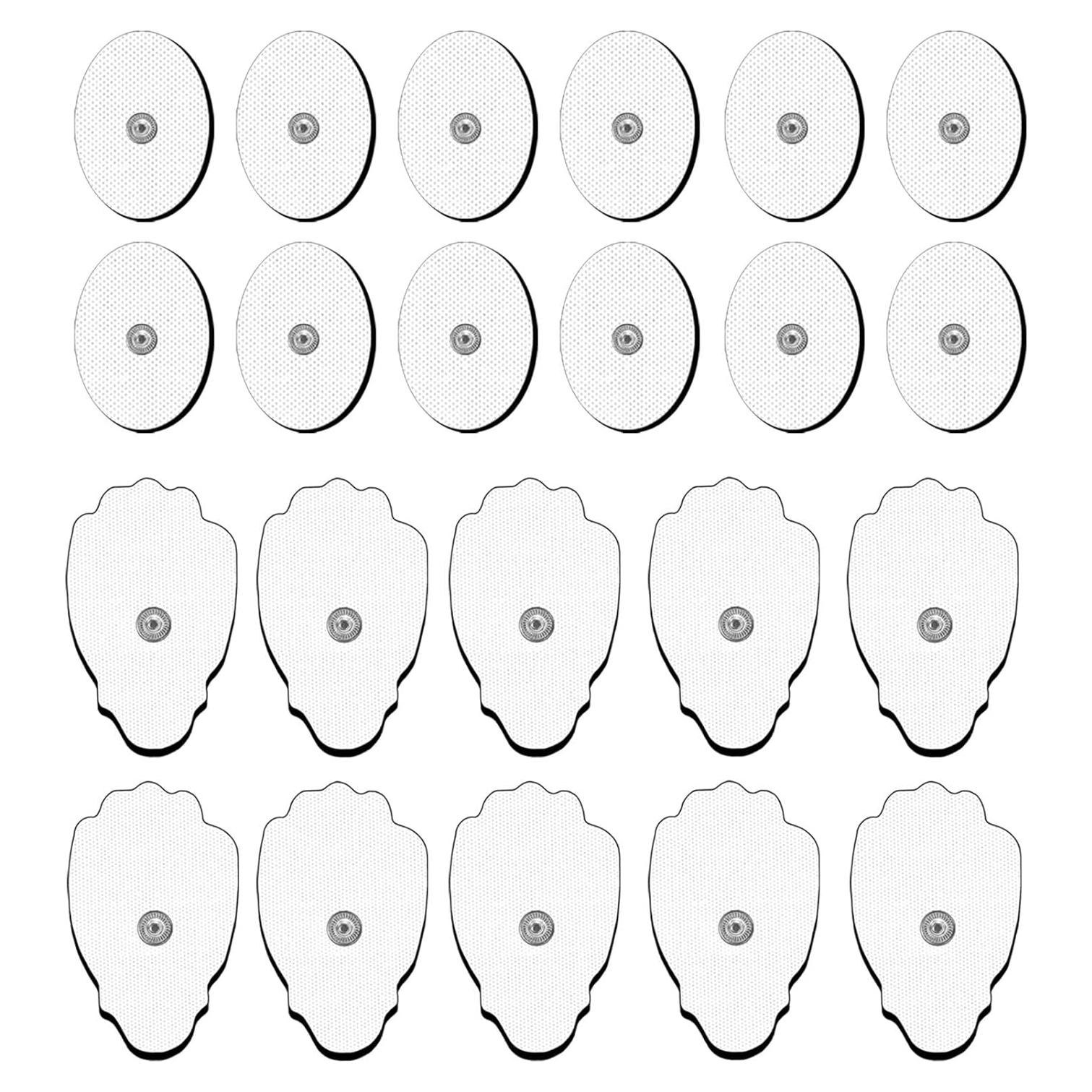 PADS de Reemplazo TENS anrlafie 22PCS Reutilizables Autoadhesivos