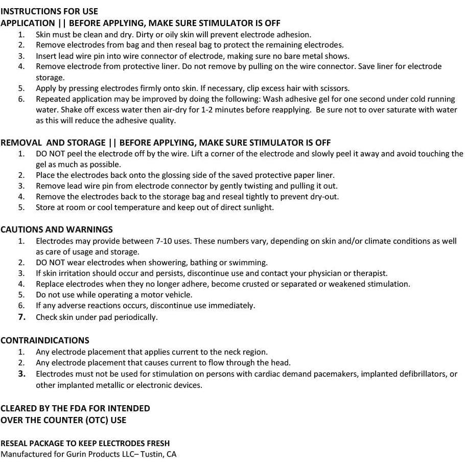 Almohadillas Electrodos TENS Santamedical 40 Pcs 5x5 cm Reutilizables