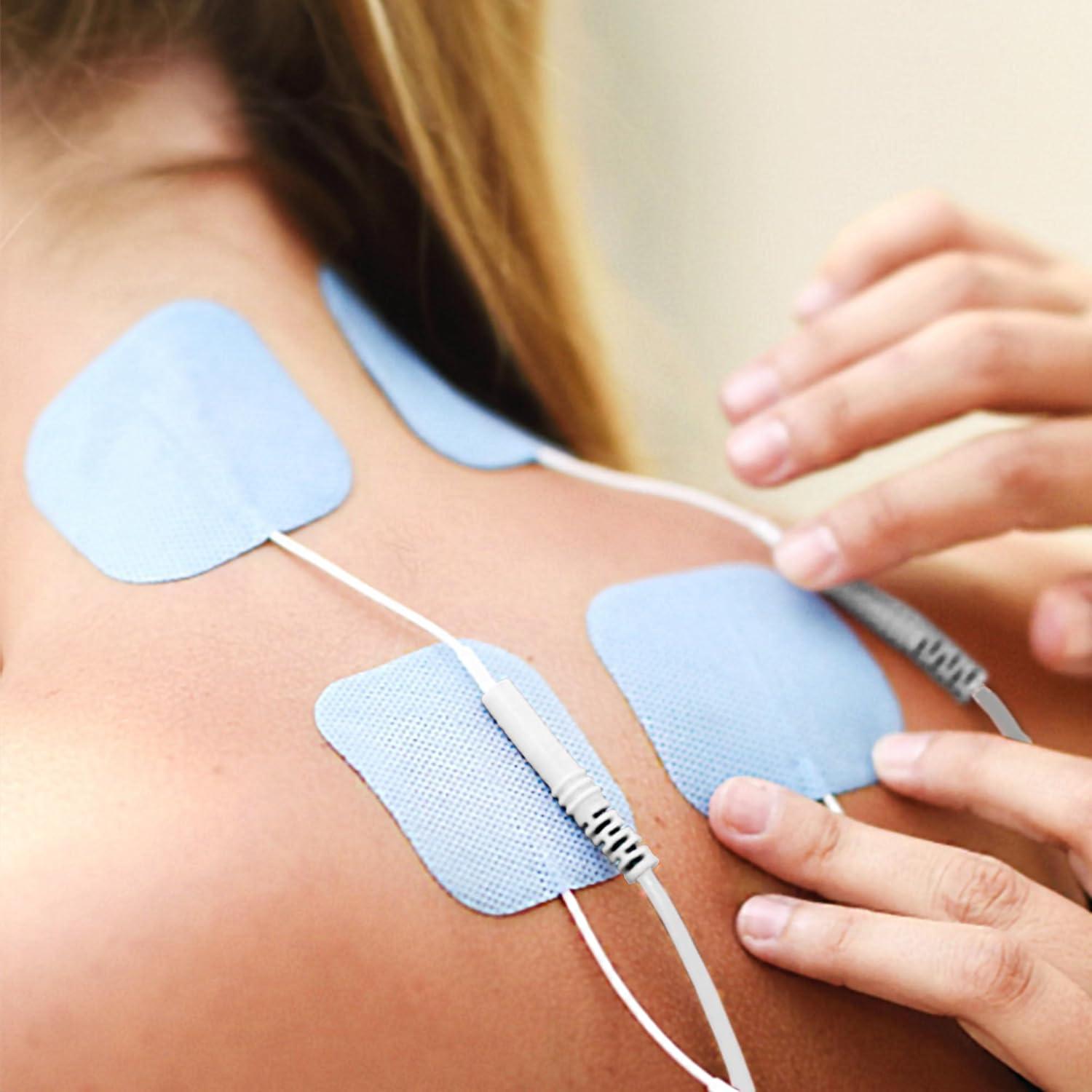 Almohadillas Electrodos TENS Santamedical 40 Pcs 5x5 cm Reutilizables