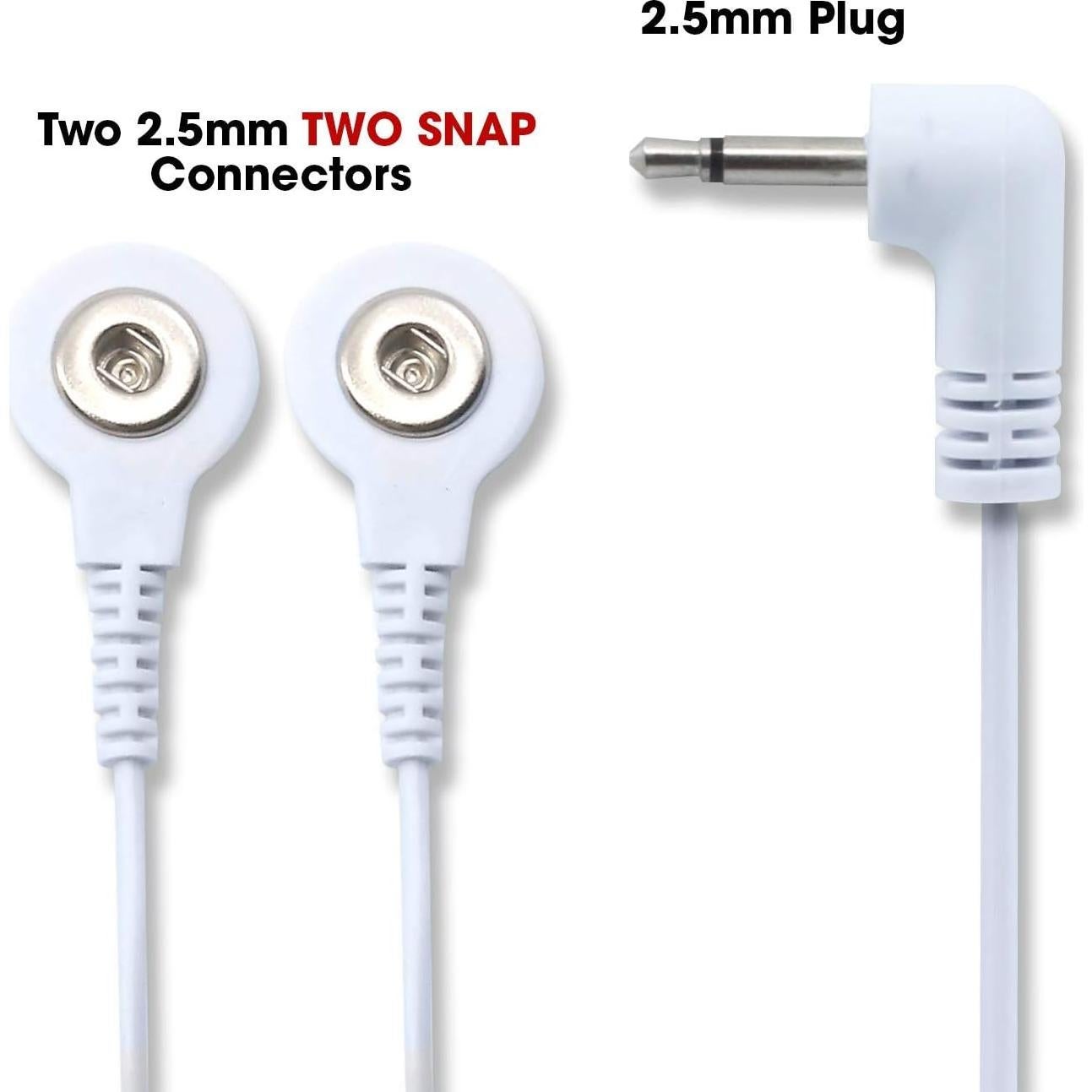 Cables de Reemplazo TENS Descuento TENS 2 Conectores 3.5mm