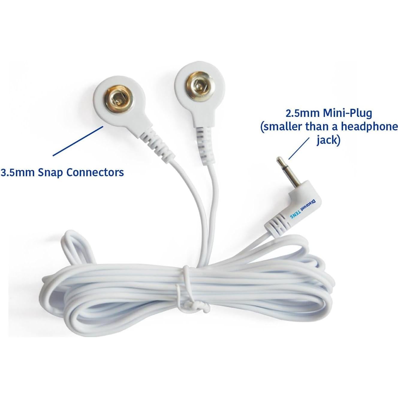 Cables de Reemplazo TENS Descuento TENS 2 Conectores 3.5mm