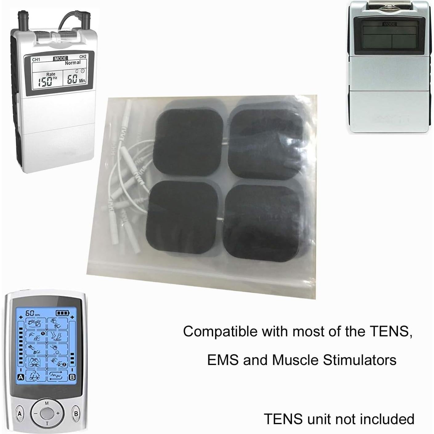 Electrodos Autoadhesivos TENS DL HEALTHCARE 24 Pzs 5.08x5.08 cm