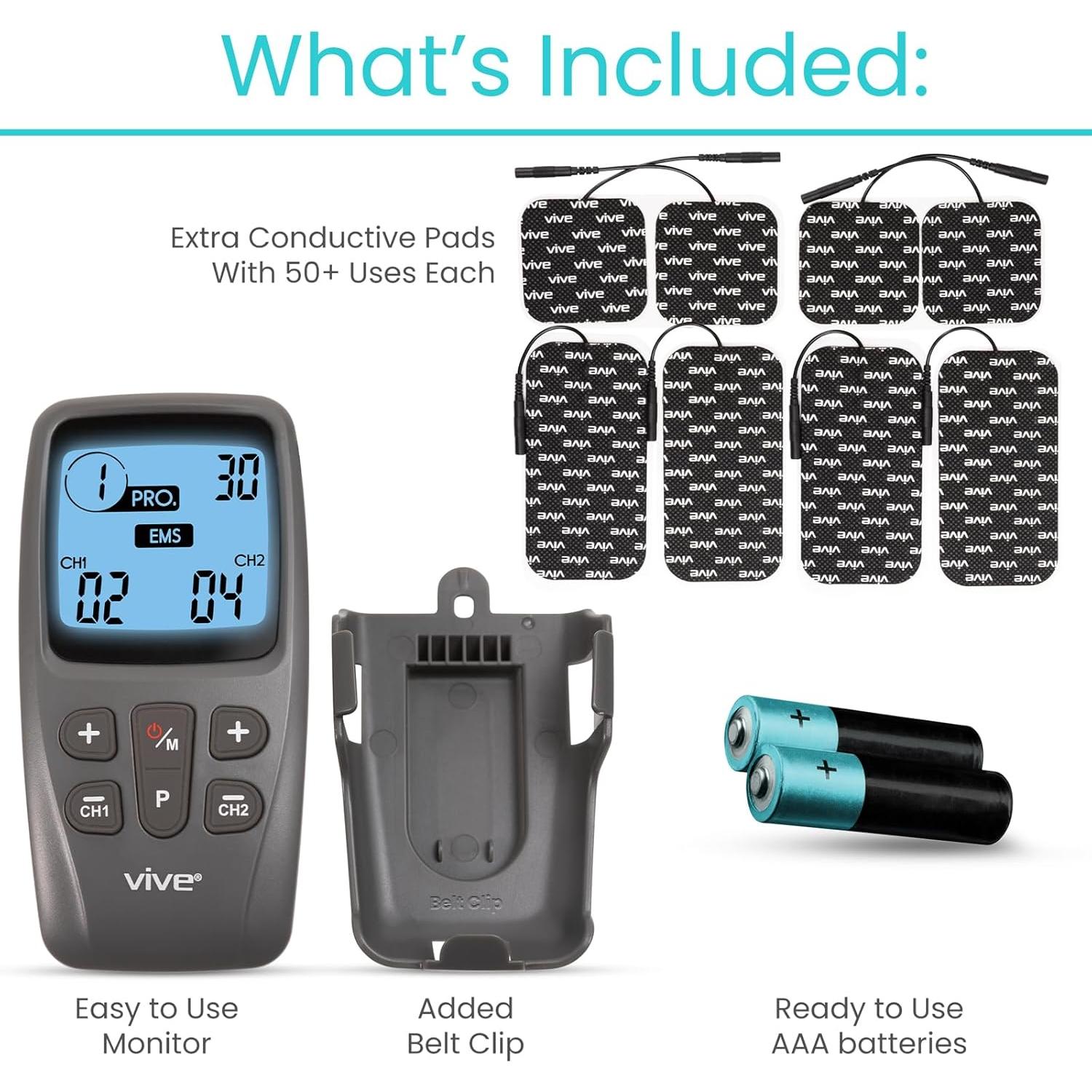 Estimulador Muscular Vive EMS 22 Modos y 40 Niveles