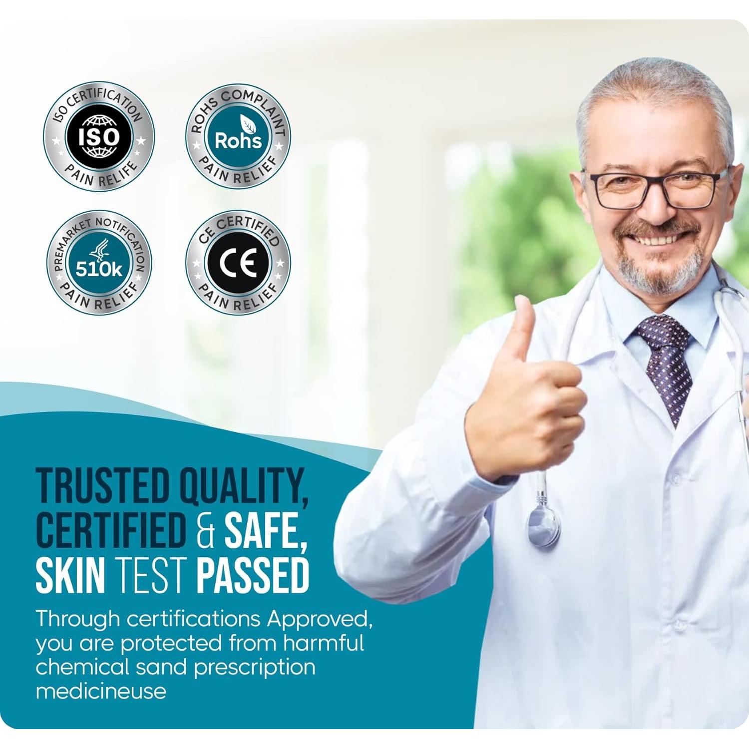 PADS de Reemplazo TENS anrlafie 20PCS Reutilizables 3x1.8"