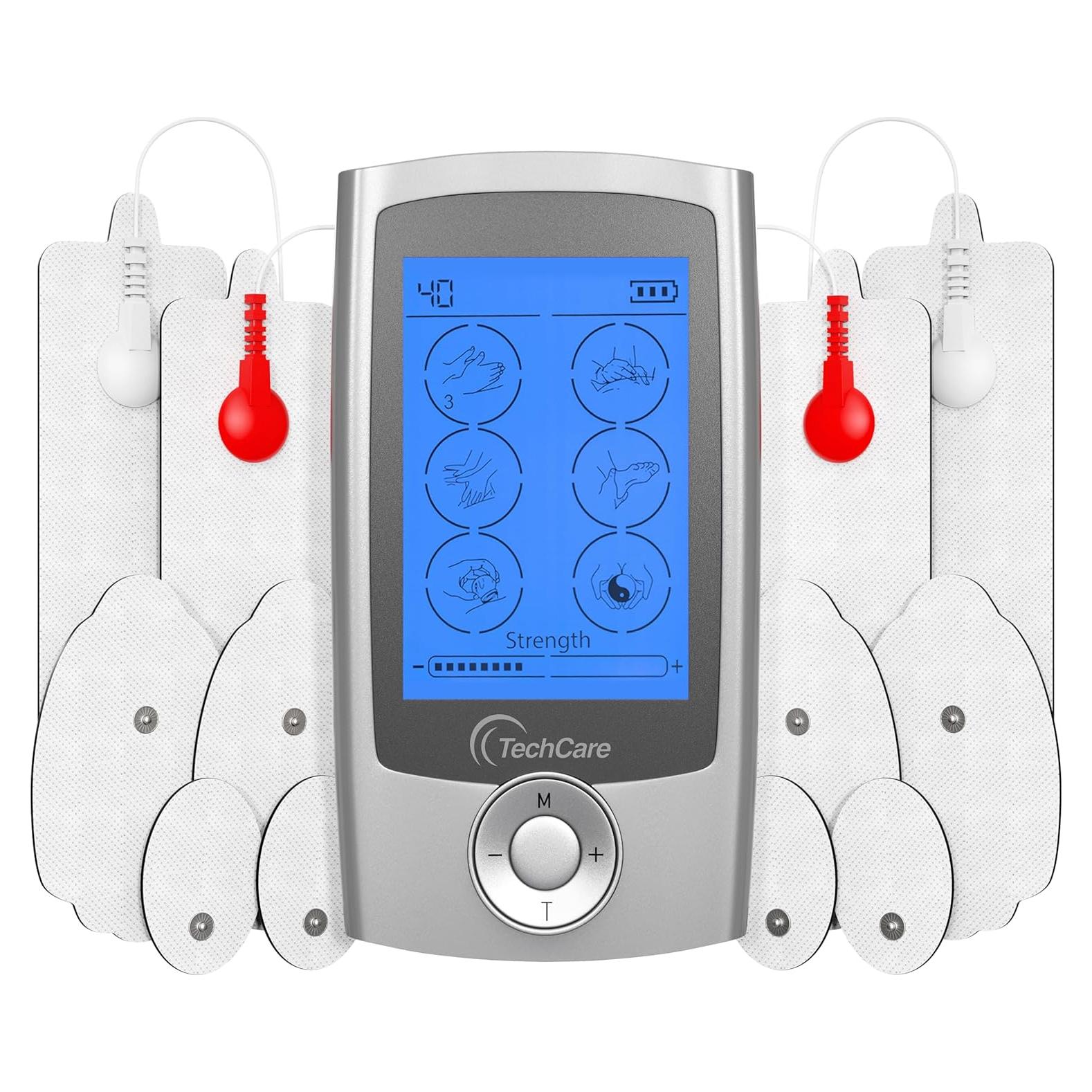 Estimulador Muscular EMS TechCare 24 Modos Alivio Dolor