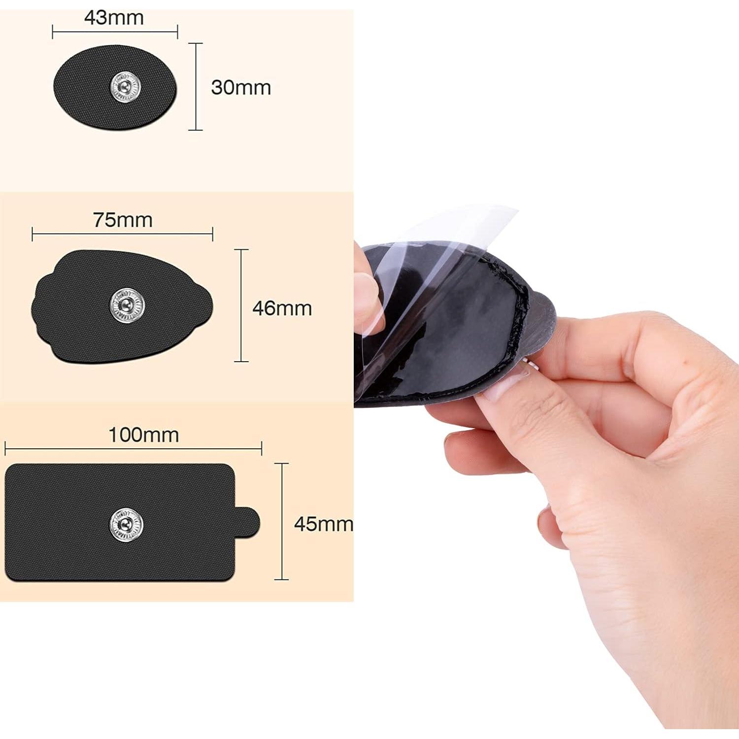 Almohadillas Electrodos TENS Belifu 20 Piezas Reutilizables