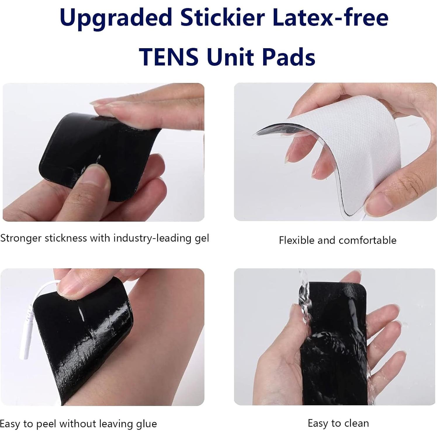 Almohadillas TENS VOVOU 5x10cm 20Pcs Reutilizables Sin Látex