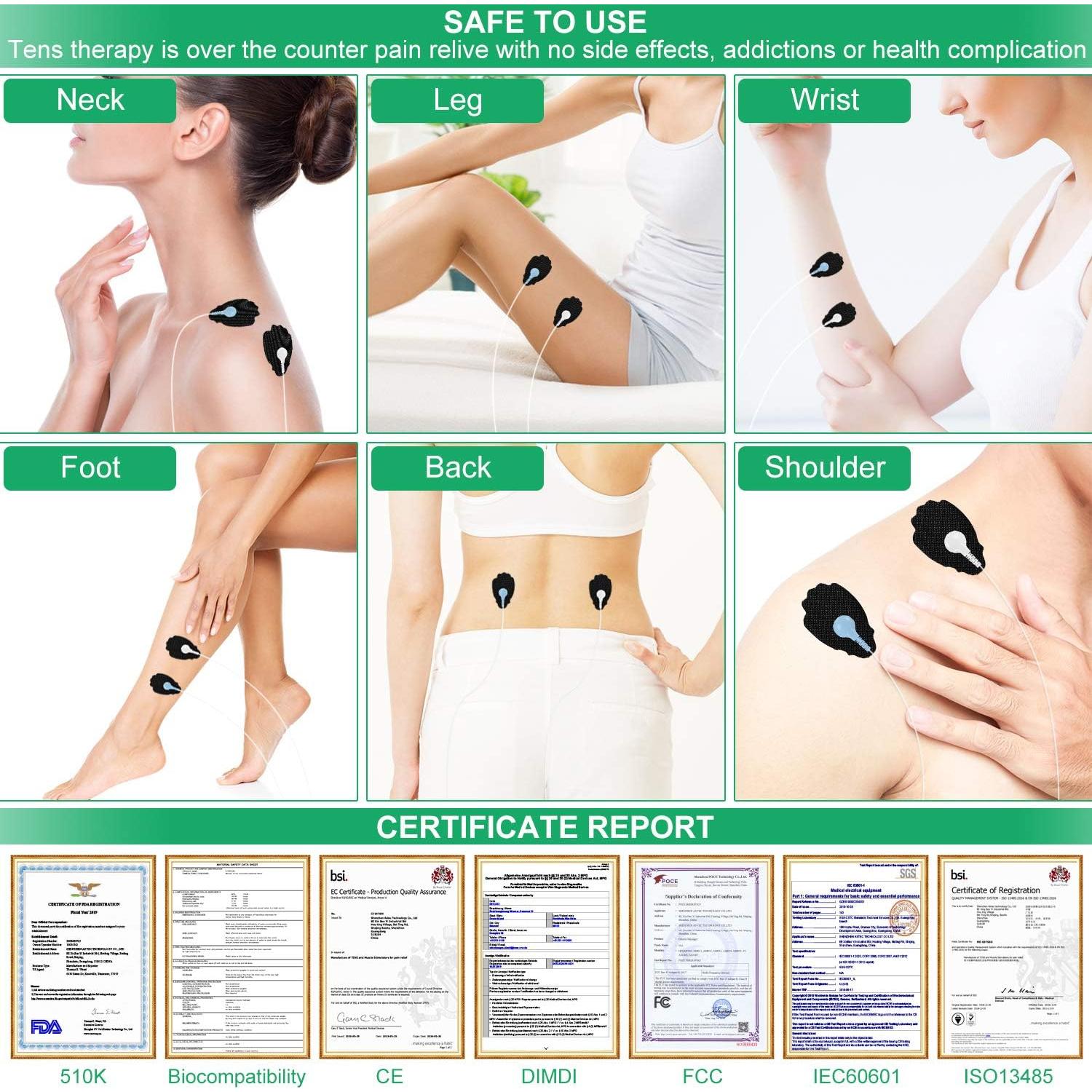 Estimulador Muscular TENS Belifu SM9126 4 Canales 24 Modos