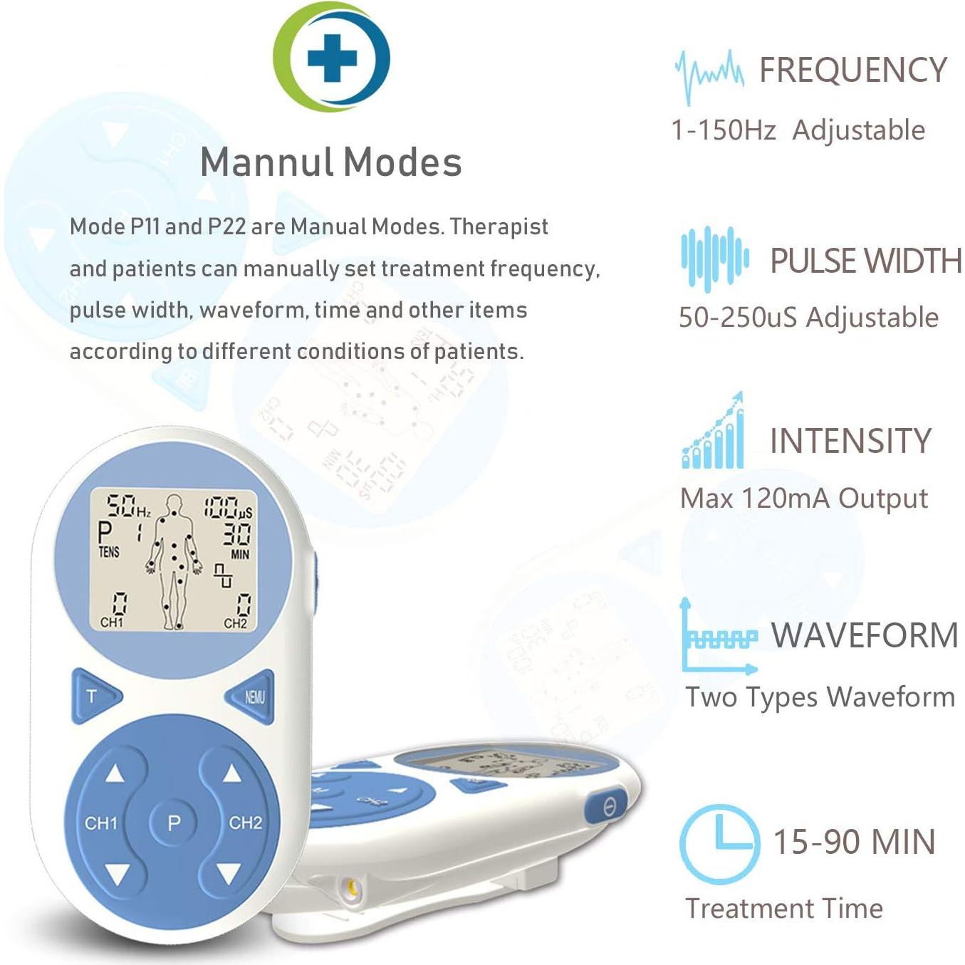 Estimulador Muscular TENS EMS Ulaif 2020 Portátil 32 Modos