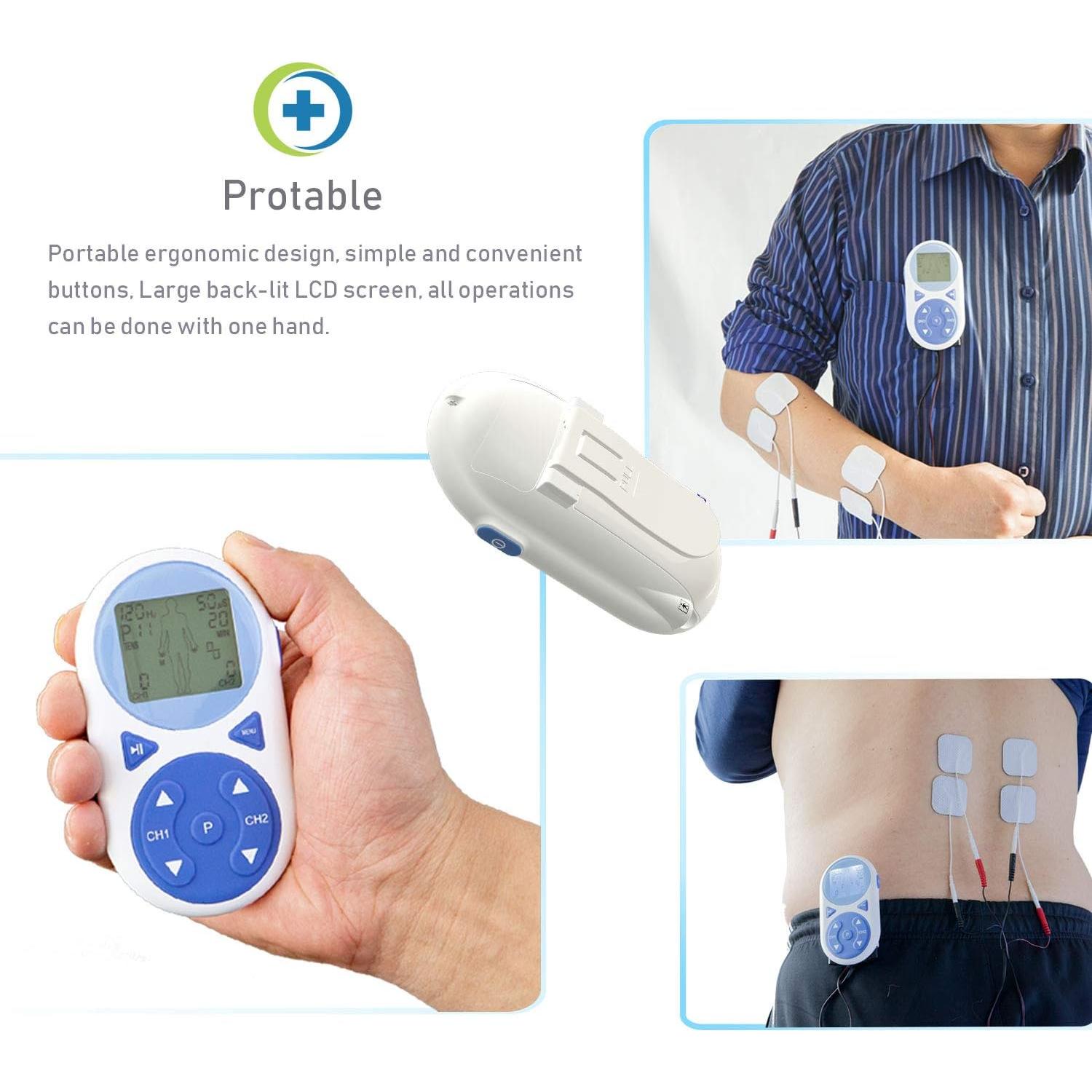 Estimulador Muscular TENS EMS Ulaif 2020 Portátil 32 Modos