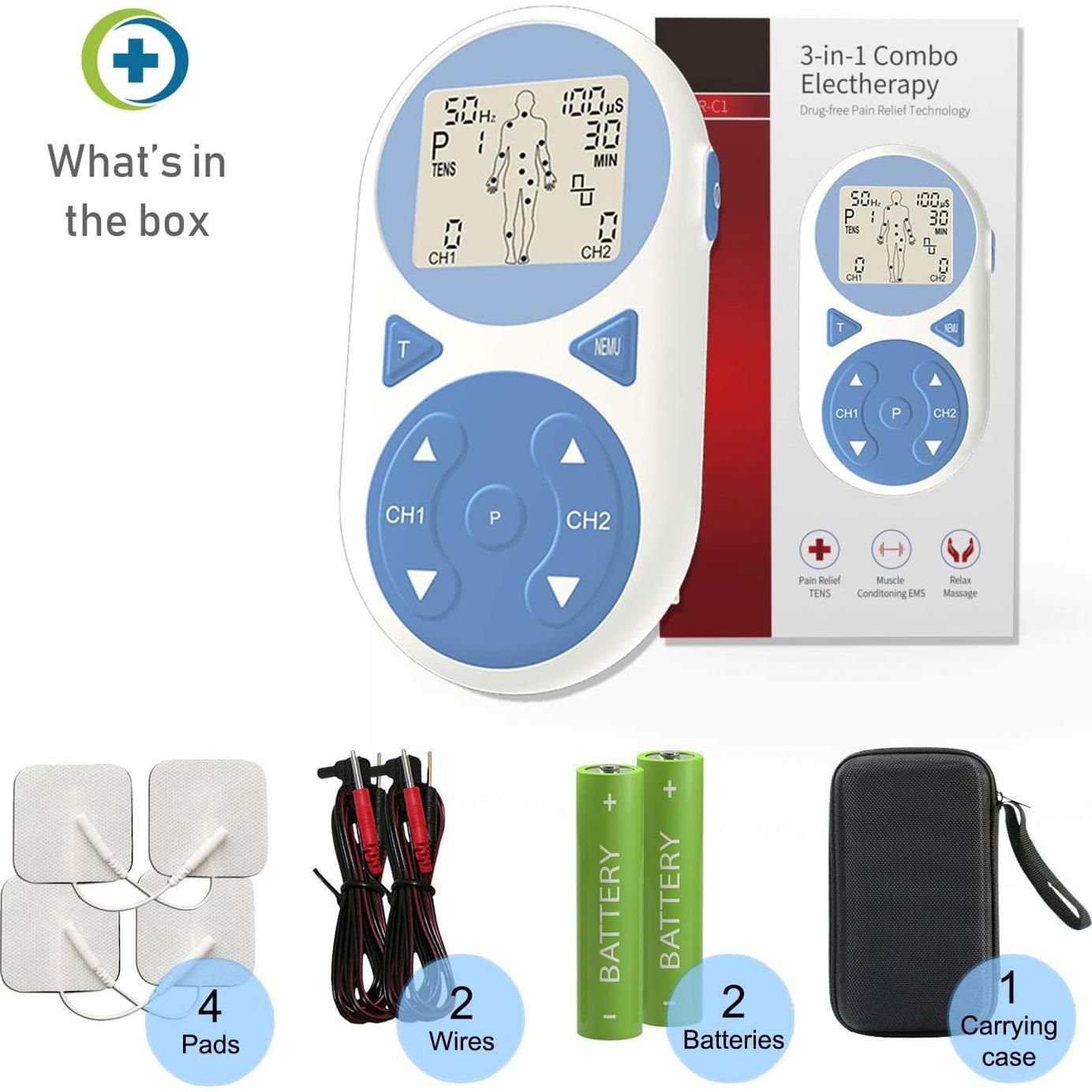 Estimulador Muscular TENS EMS Ulaif 2020 Portátil 32 Modos