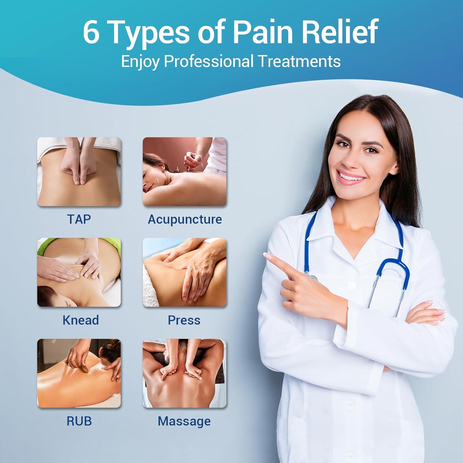 Estimulador Muscular TENS Comfytemp Doble Canal 24 Modos