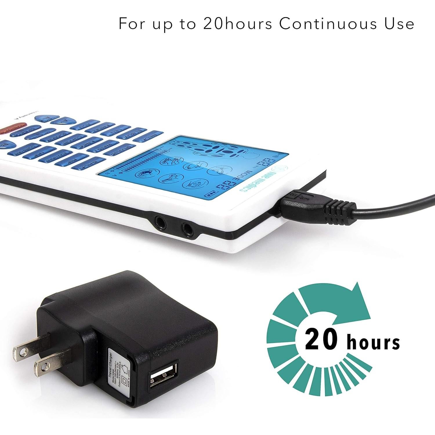 Dispositivo TENS NueMedics Flex para Alivio Muscular - 24 Modos