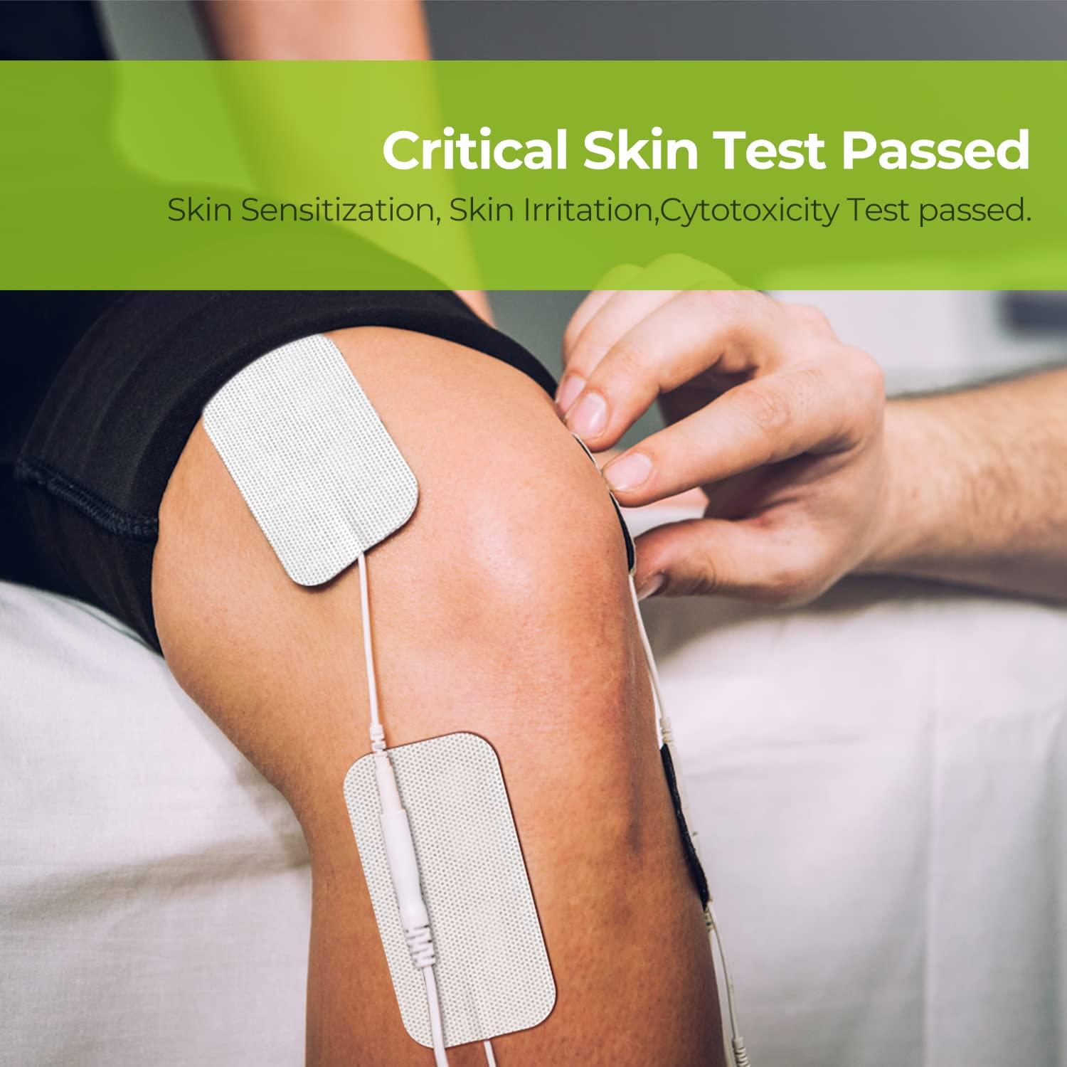 Almohadillas Electrodos TENS AUVON 5x10cm 24 Pcs Reutilizables