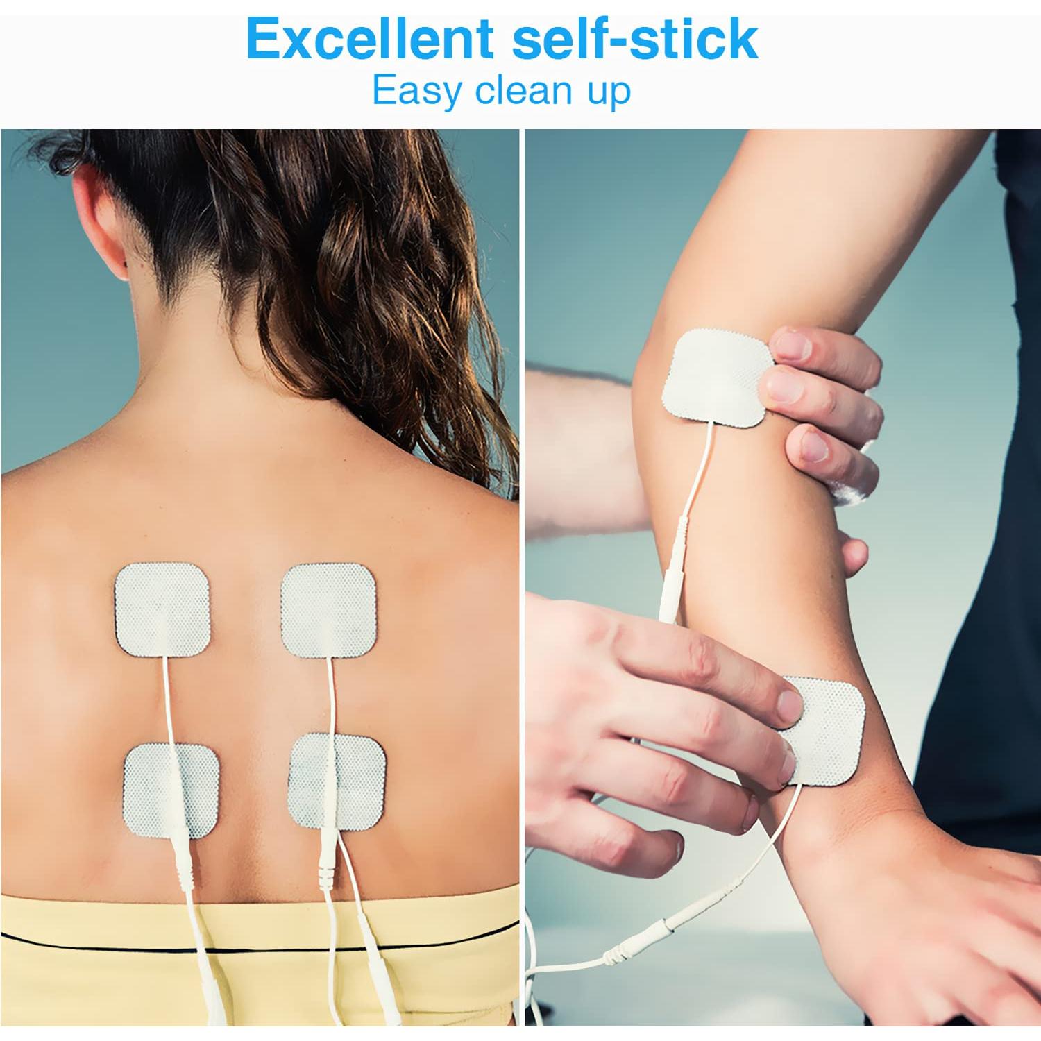 Parches de Reemplazo TENS TENKER 20PCS 5.08x5.08 cm Reutilizables