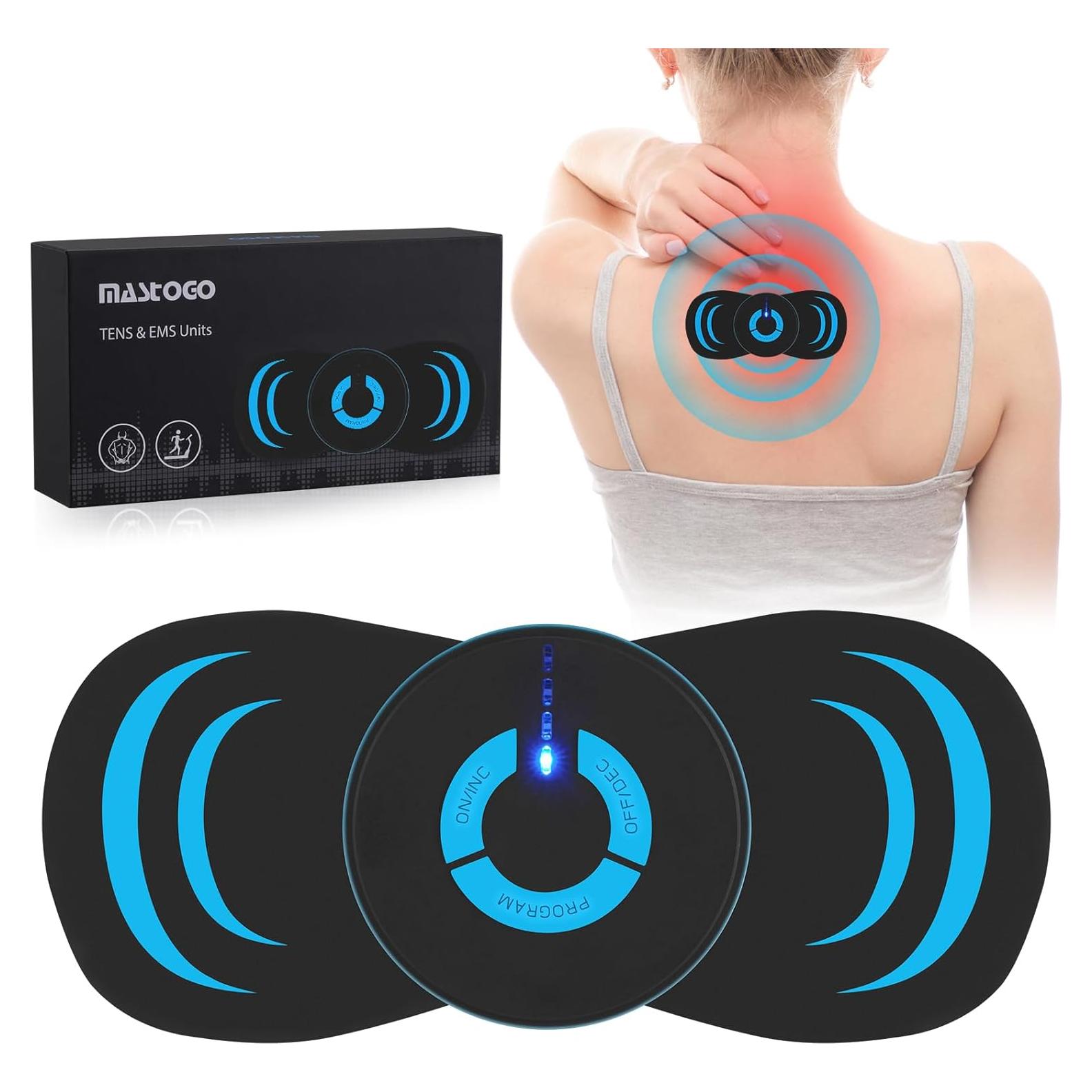 Estimulador Muscular TENS Inalámbrico MASTOGO 6 Modos 10 Intensidades