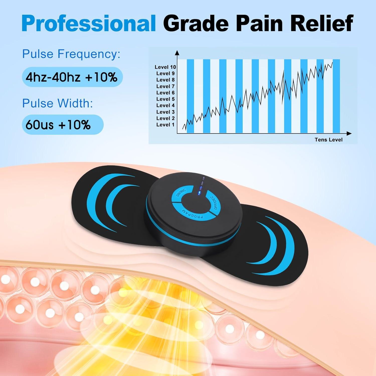 Estimulador Muscular TENS Inalámbrico MASTOGO 6 Modos 10 Intensidades