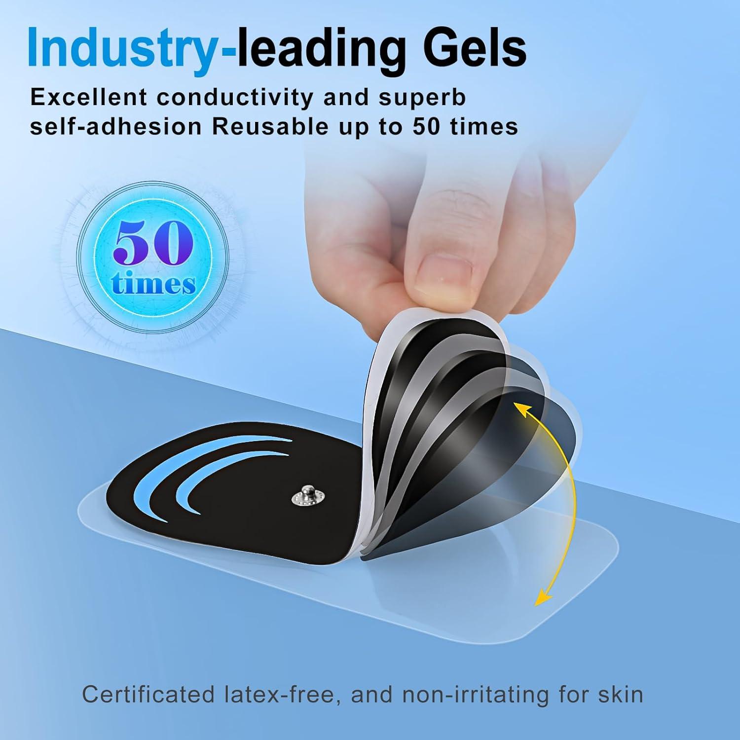 Estimulador Muscular TENS Inalámbrico MASTOGO 6 Modos 10 Intensidades