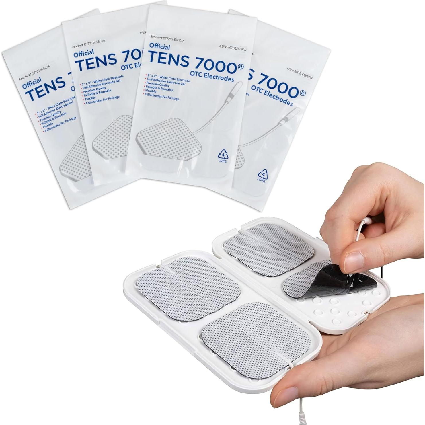 Almohadillas Electrodos TENS 7000 - Paquete de 16 Unidades
