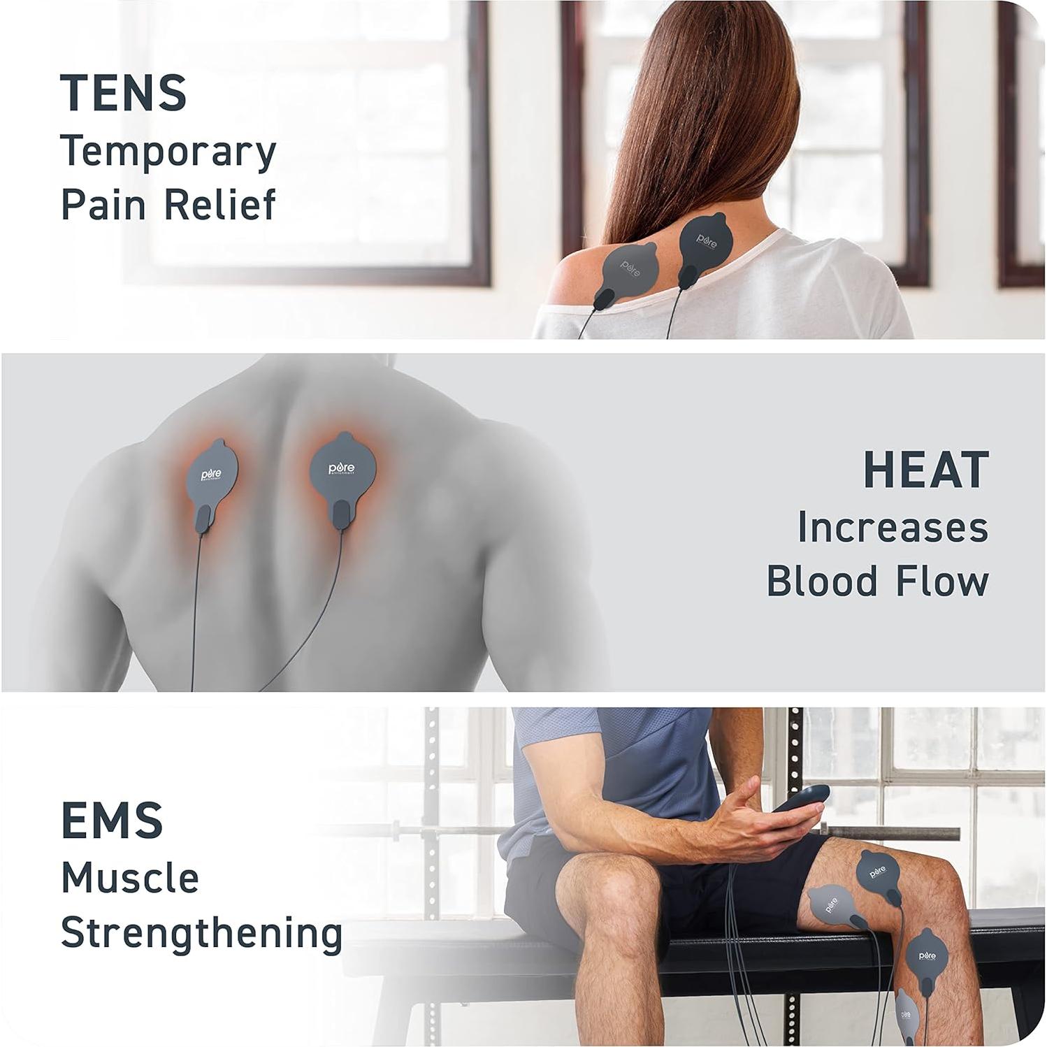 Estimulador Muscular TENS EMS Pure Enrichment PurePulse Trio