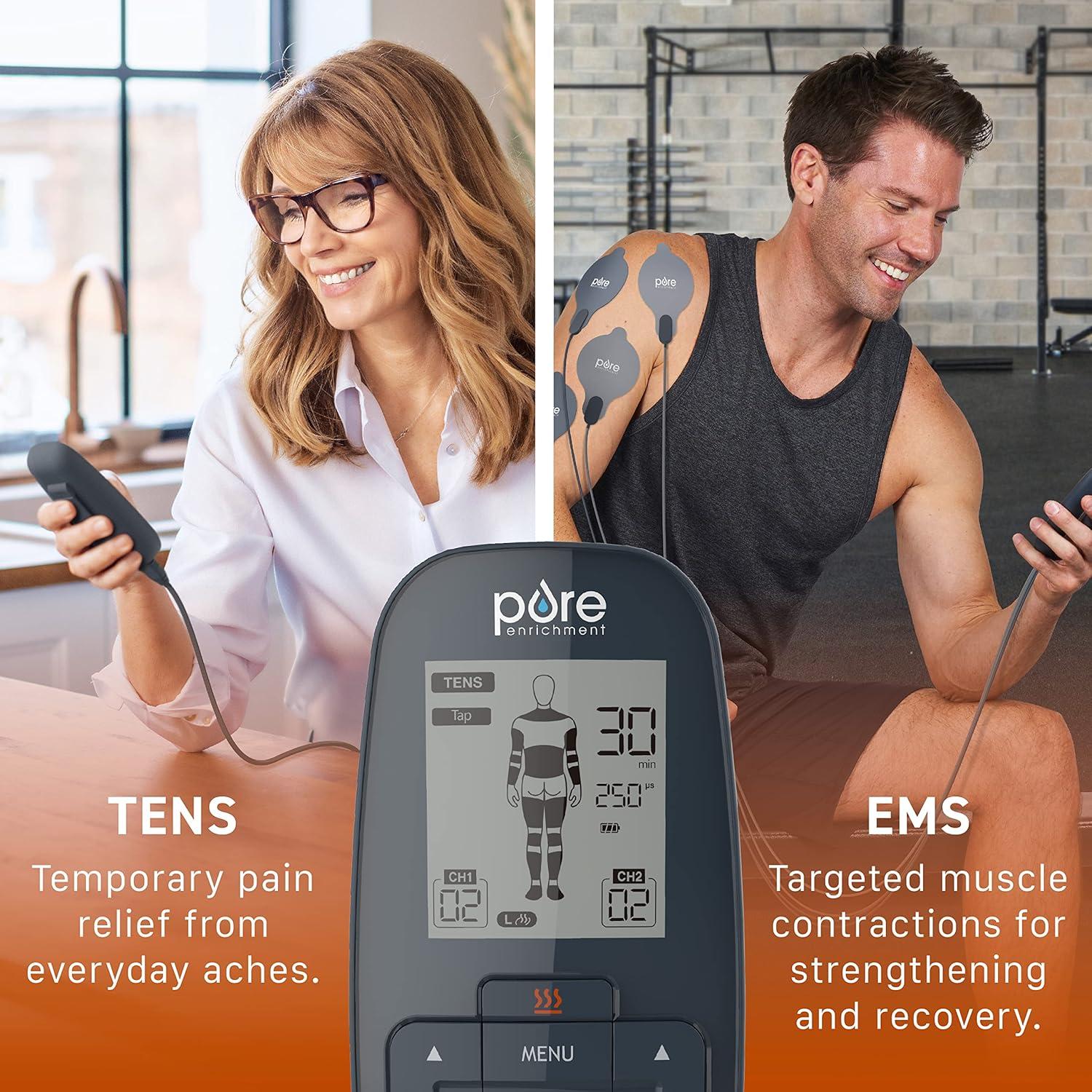 Estimulador Muscular TENS EMS Pure Enrichment PurePulse Trio