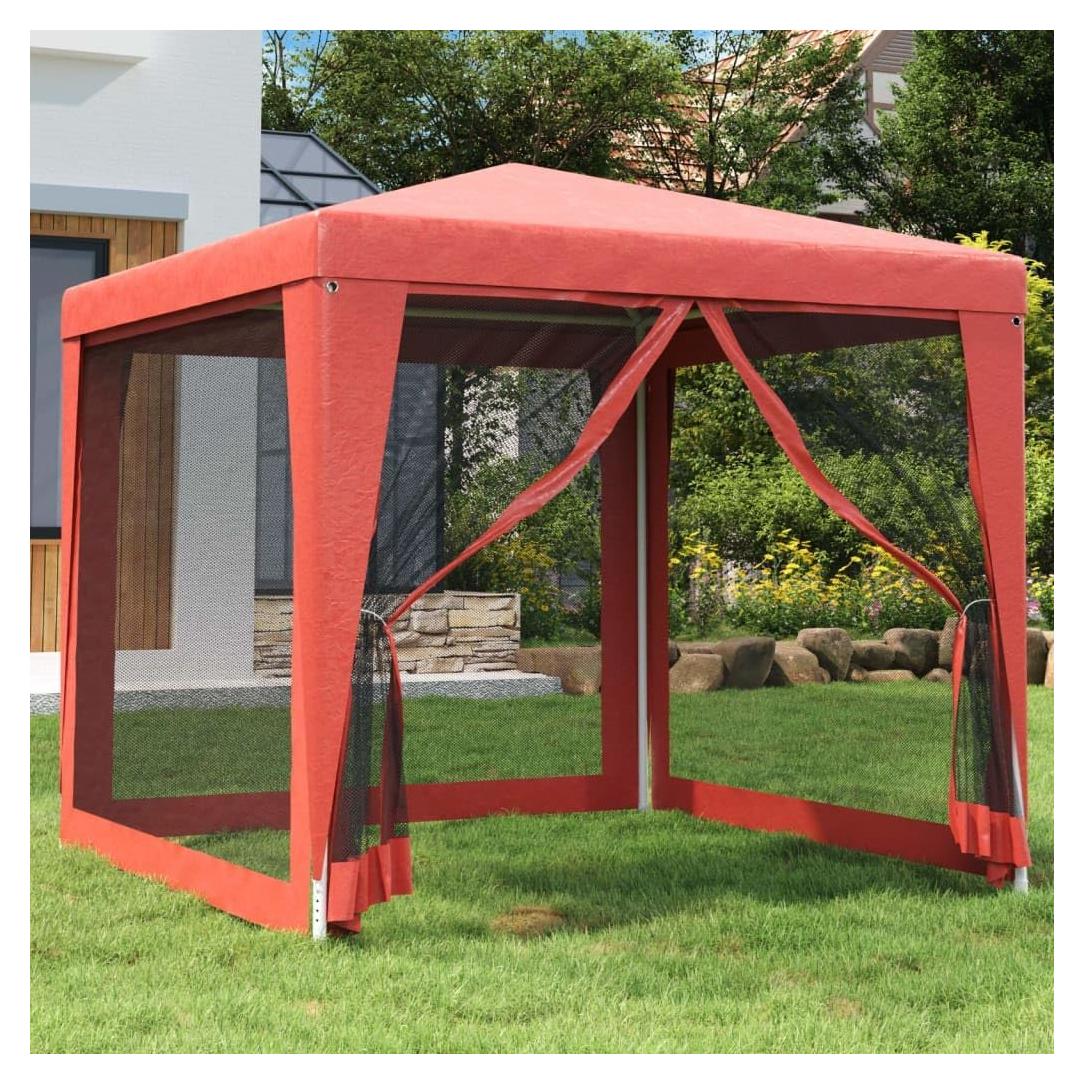 Carpa de Fiesta YELWHI 2.5m x 2.5m con Paredes de Malla