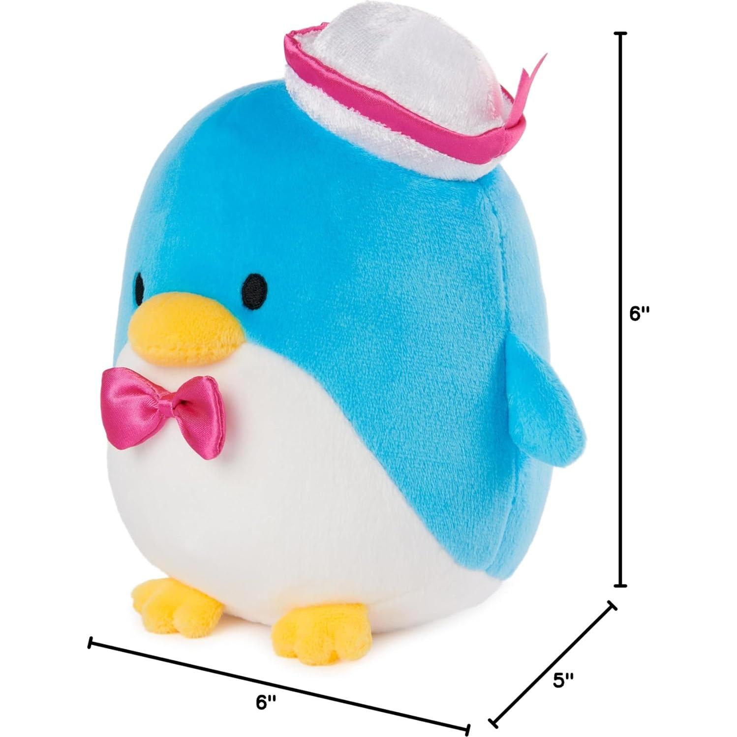 Peluche Tuxedo Sam GUND 15 cm Azul con Gorro de Marinero