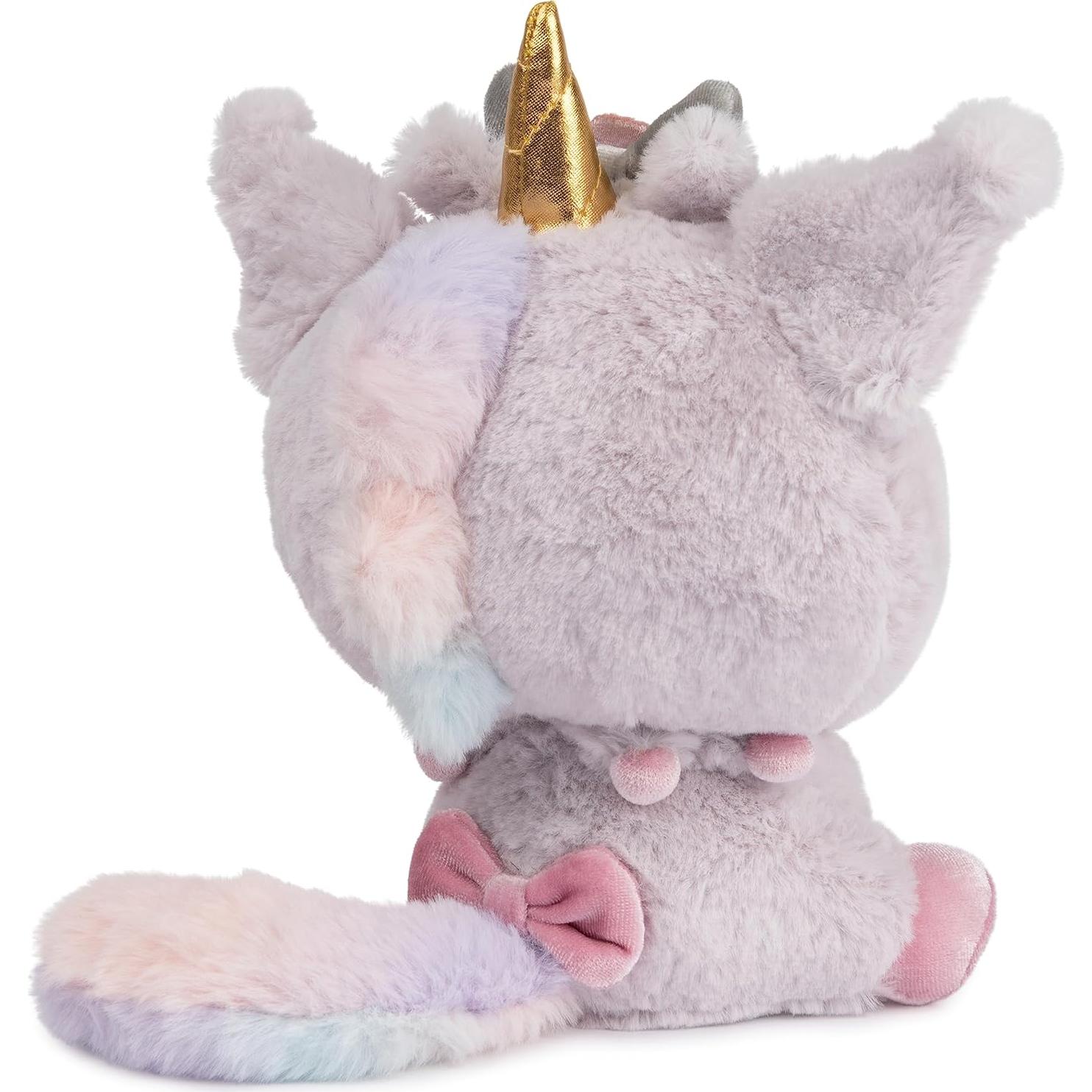 GUND Kuromi Unicornio Plush 15 cm Detalles Arcoíris