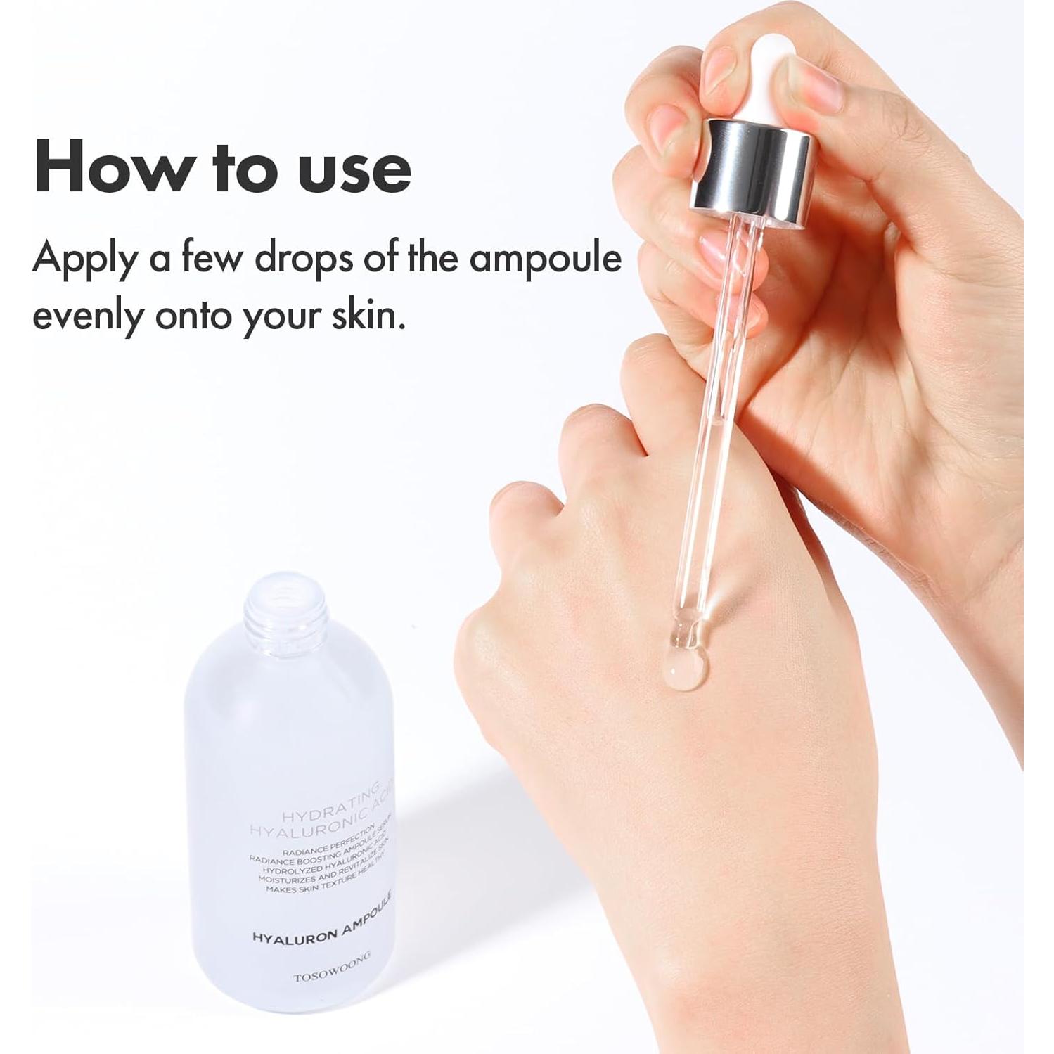 Ampolla de Ácido Hialurónico MANTONG 100ml Hidratante Facial