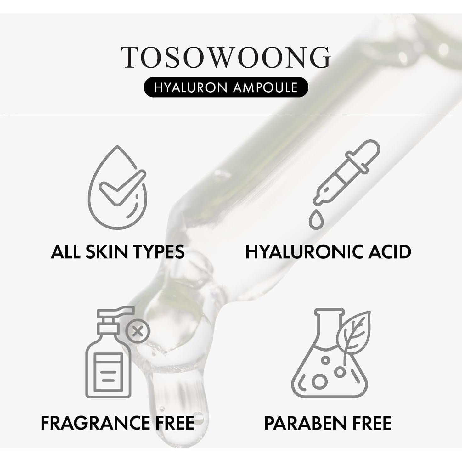 Ampolla de Ácido Hialurónico MANTONG 100ml Hidratante Facial