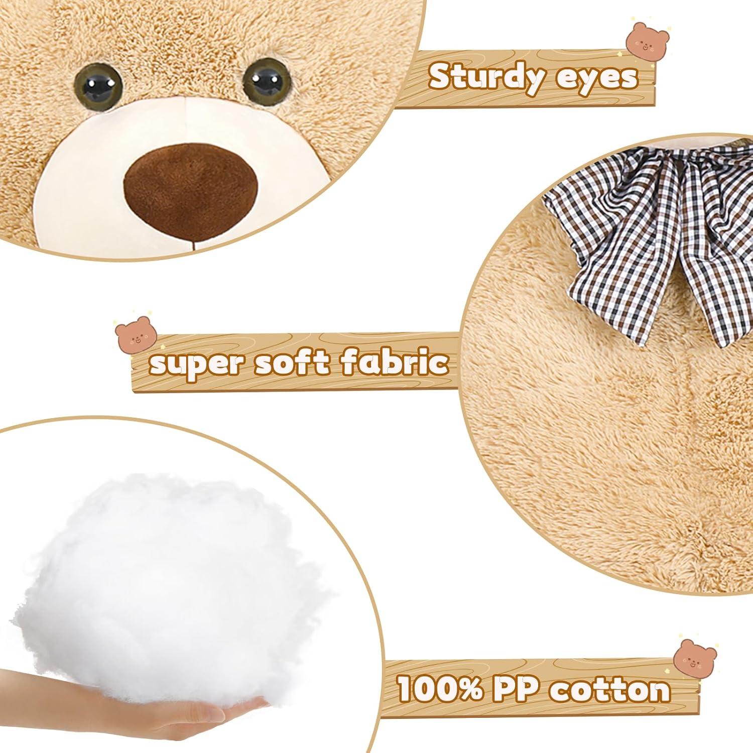 Osito de Peluche Gigante Marrón Claro 120 cm Toys Studio