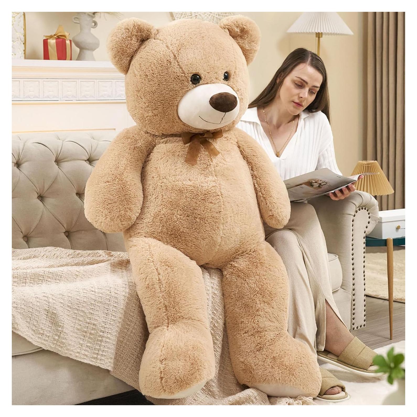 Oso de Peluche Gigante 129 cm Suave para Niños y Novia