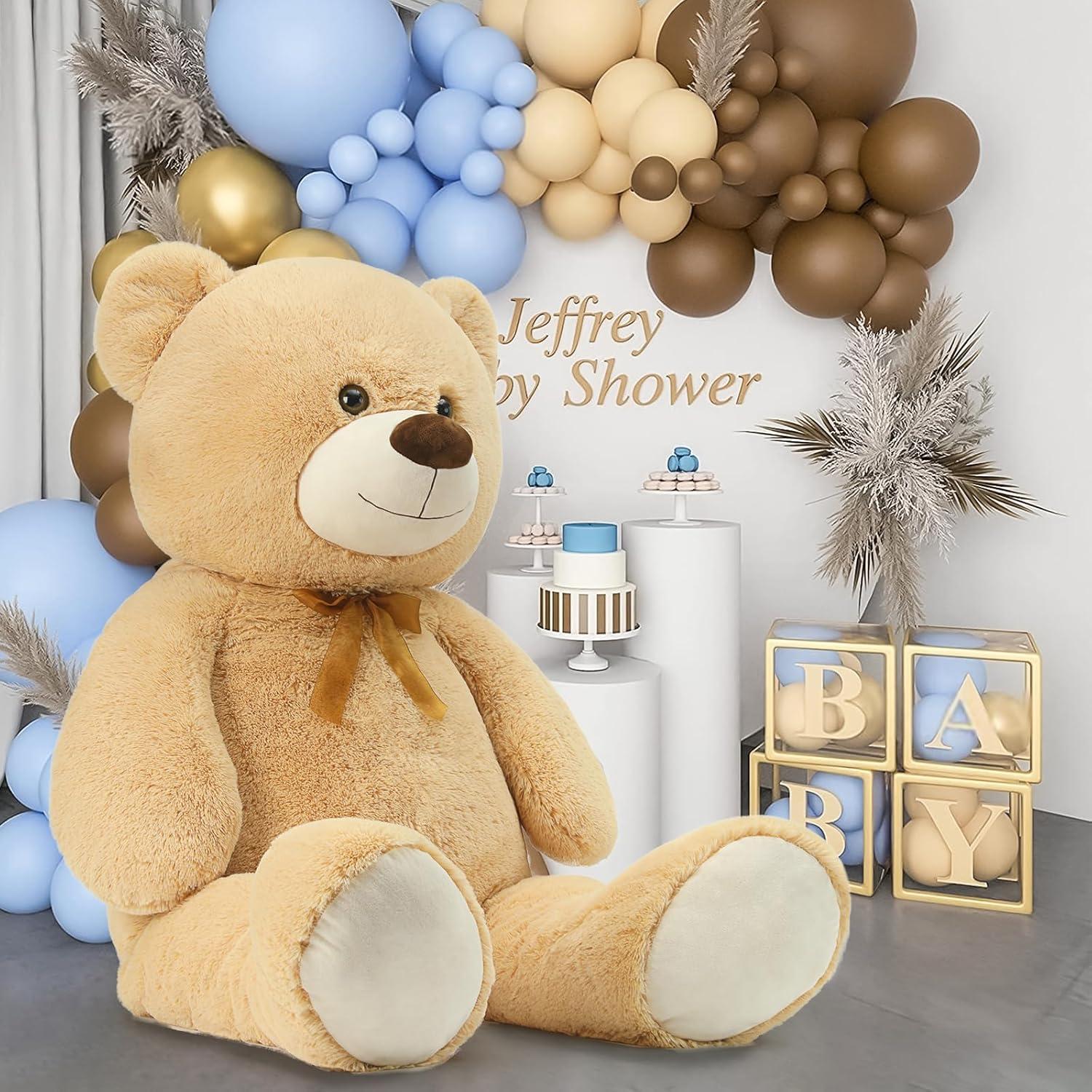 Oso de Peluche Gigante 129 cm Suave para Niños y Novia