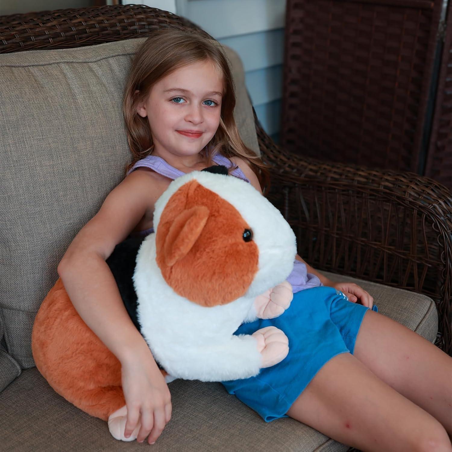 Peluches de Cobaya Mamá y Bebés 5 en 1 - 50 cm