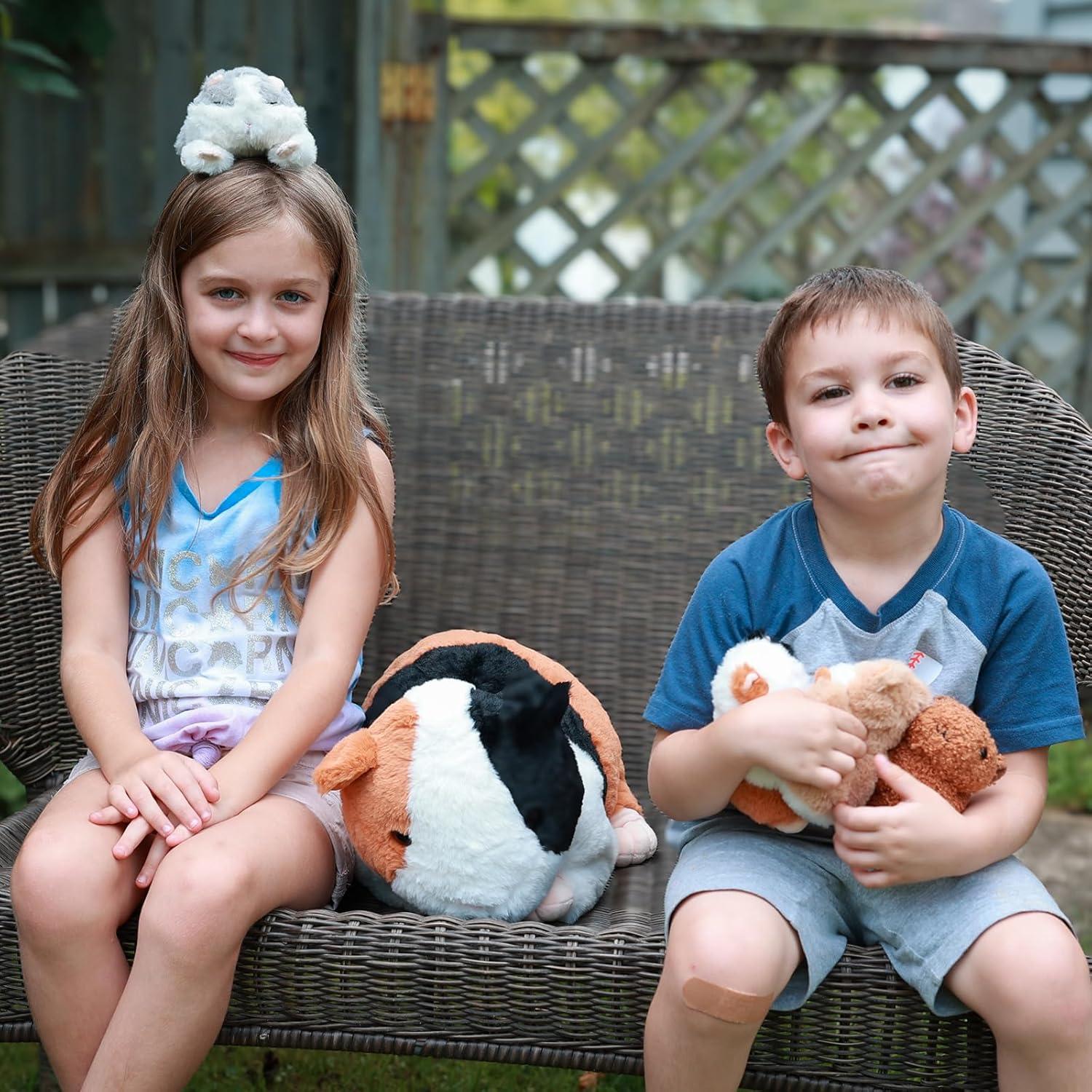 Peluches de Cobaya Mamá y Bebés 5 en 1 - 50 cm