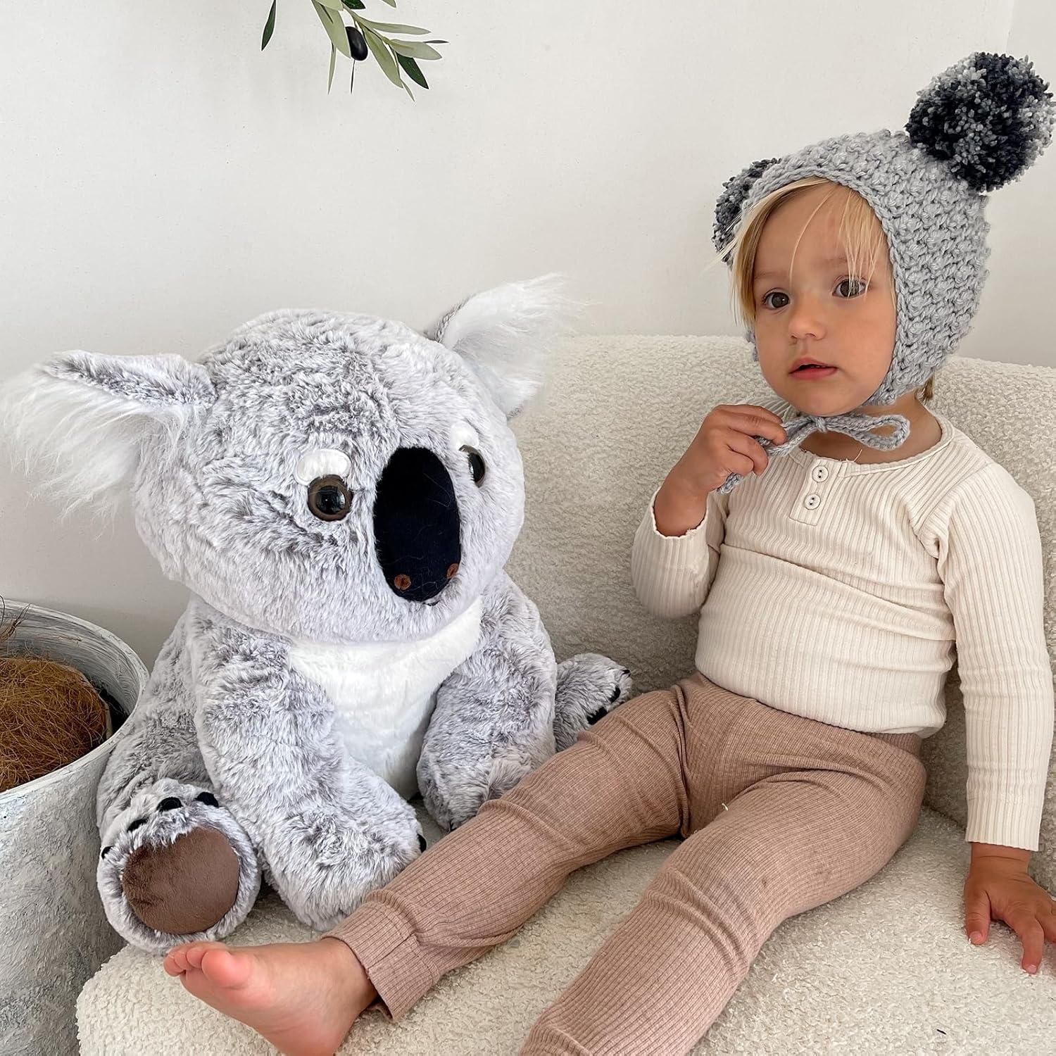 Peluche Koala Mamá con 4 Bebés 45.72 cm Suave