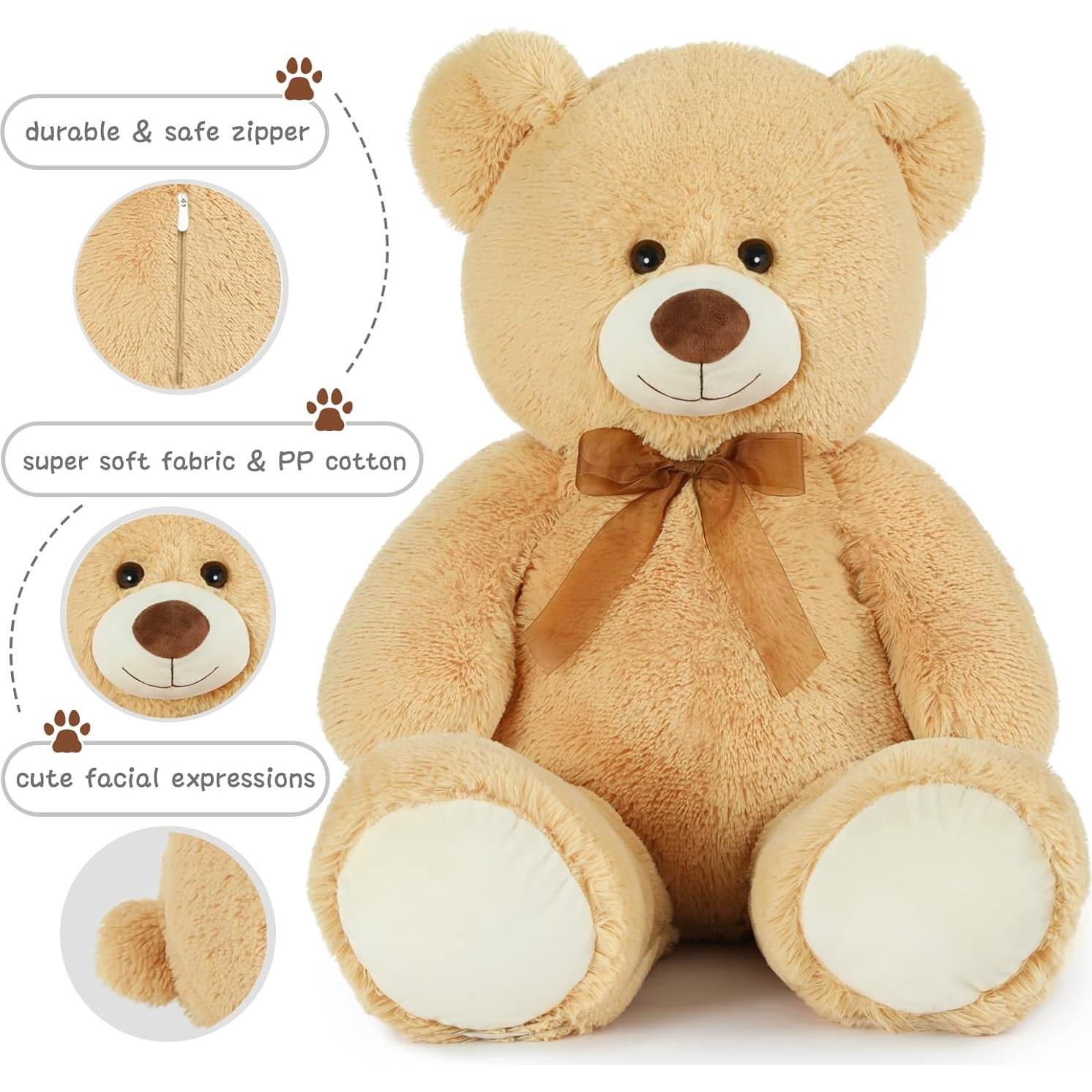 Oso de Peluche Gigante Beige 91 cm Toys Studio