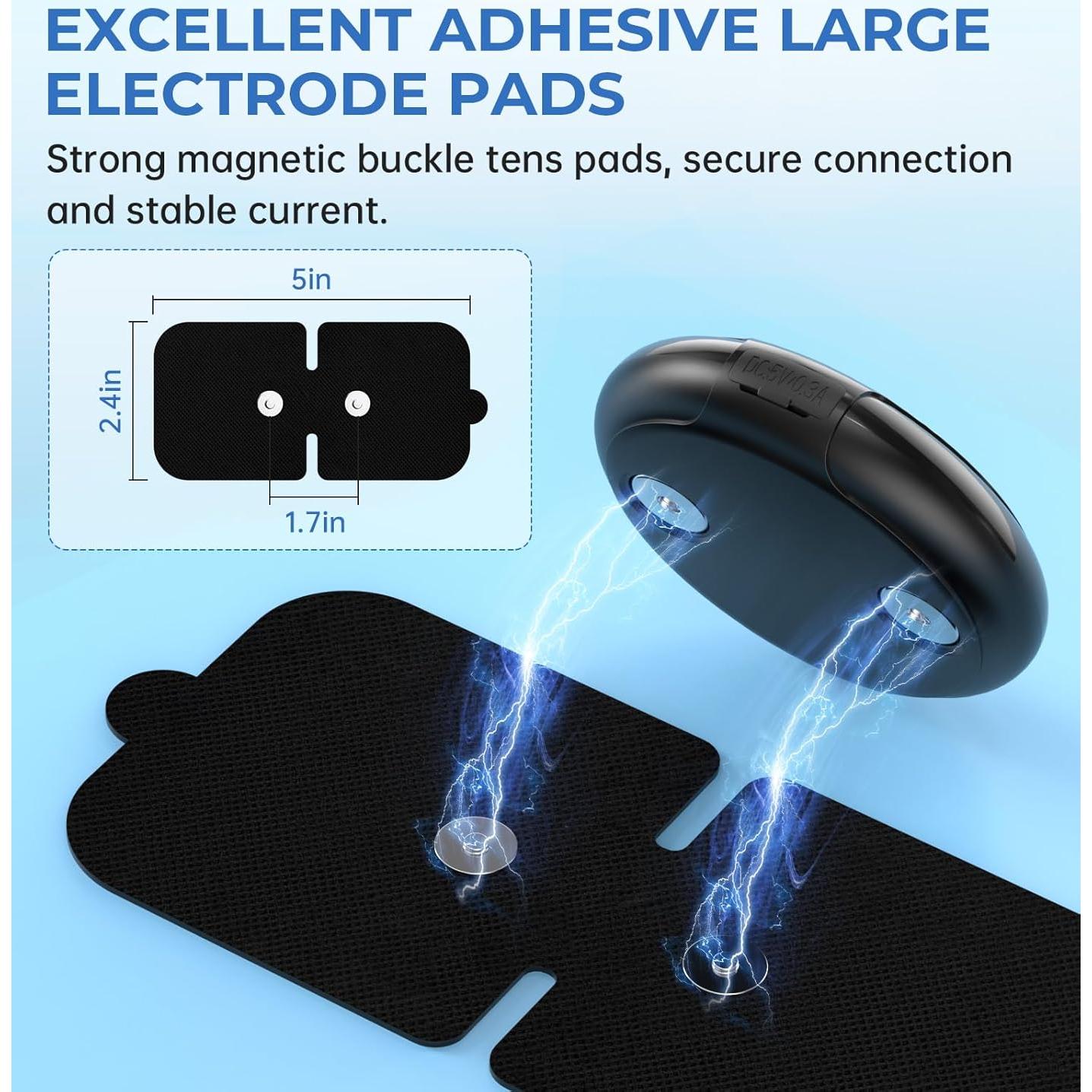 Estimulador Muscular Inalámbrico NURSAL TENS EMS 18 Modos