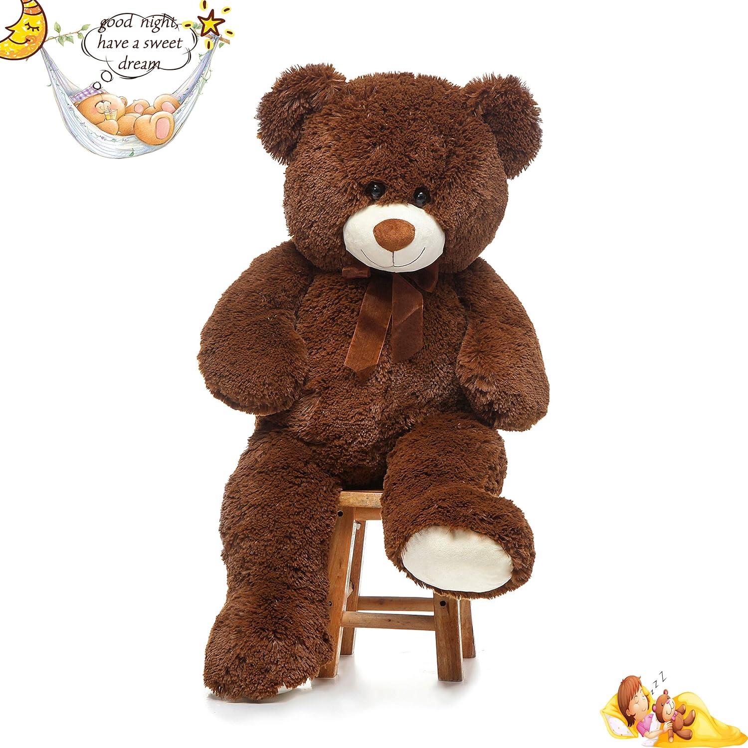 Oso de Peluche Gigante Toys Studio 91 cm Marrón Oscuro