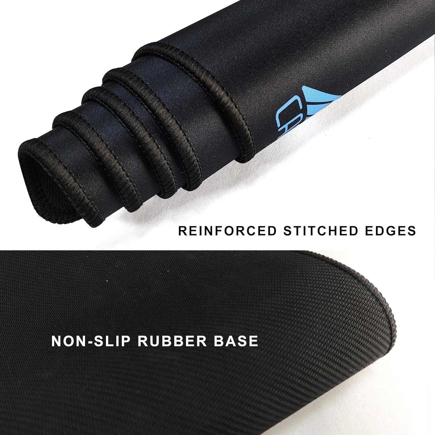 Alfombrilla de Ratón Grande Cacoy 90x50 cm Negra Antideslizante