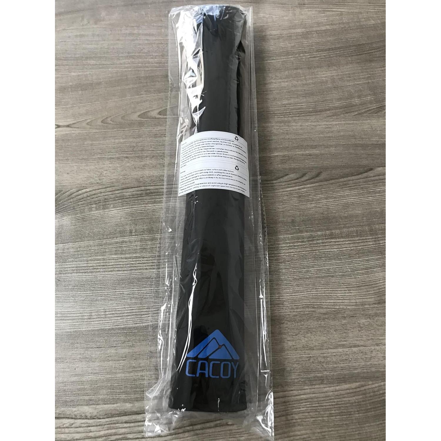 Alfombrilla de Ratón Grande Cacoy 90x50 cm Negra Antideslizante