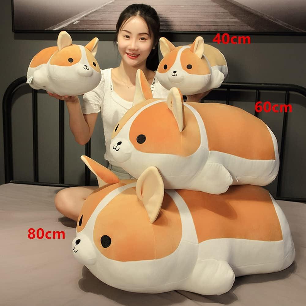 Almohada de Juguete Corgi MIAOHAHA 40cm Suave y Divertida